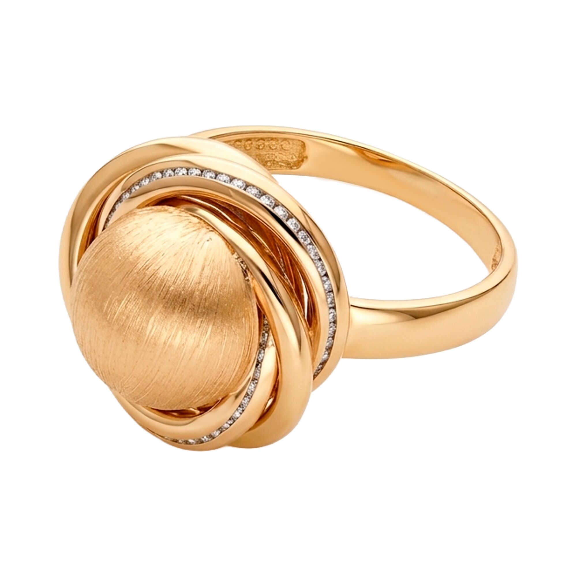 Кольцо, золото, 585, 3.42г, 62666, изображение 2 | GoldMarket.kz