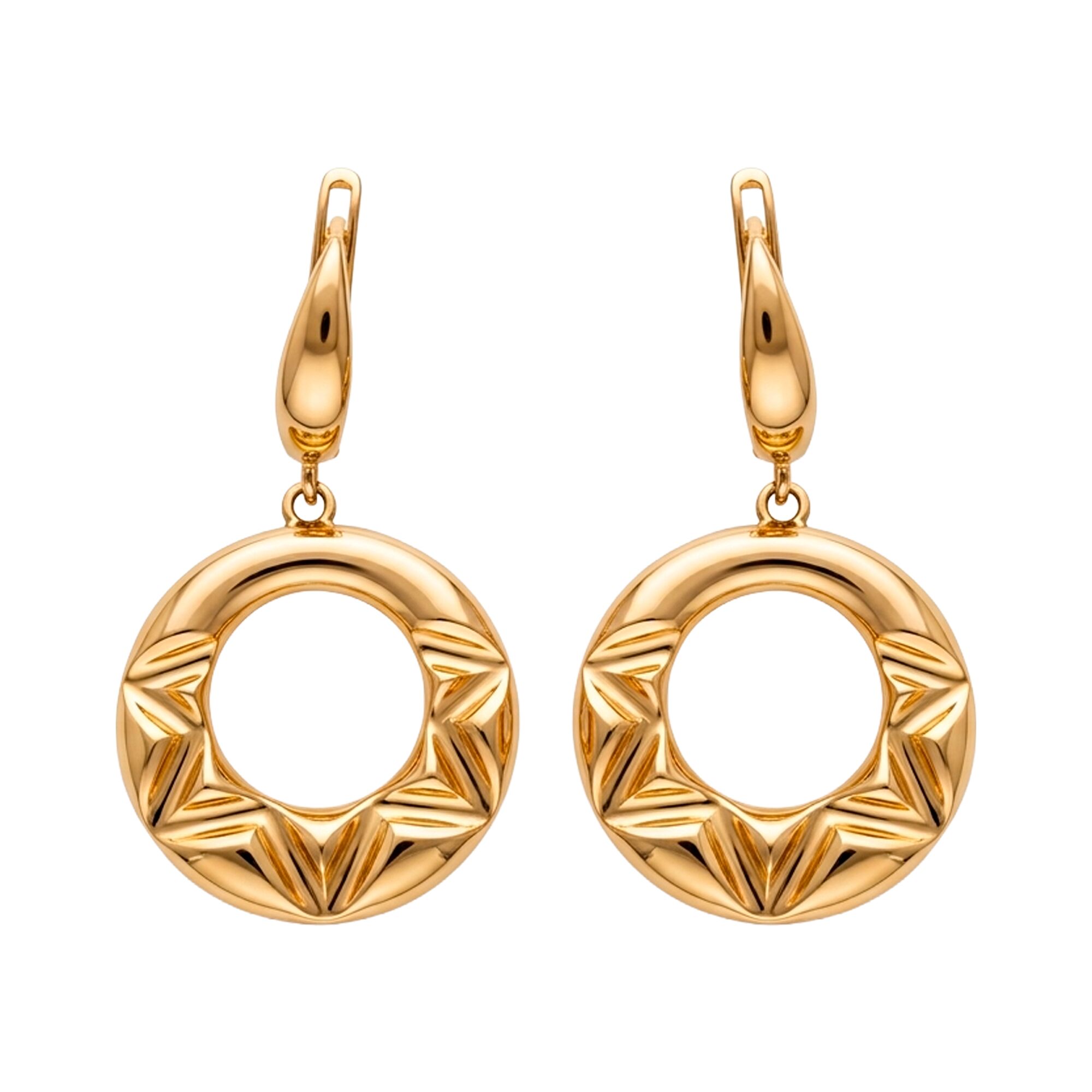 Серьги, золото, 585, 6.46г, 62672 | GoldMarket.kz