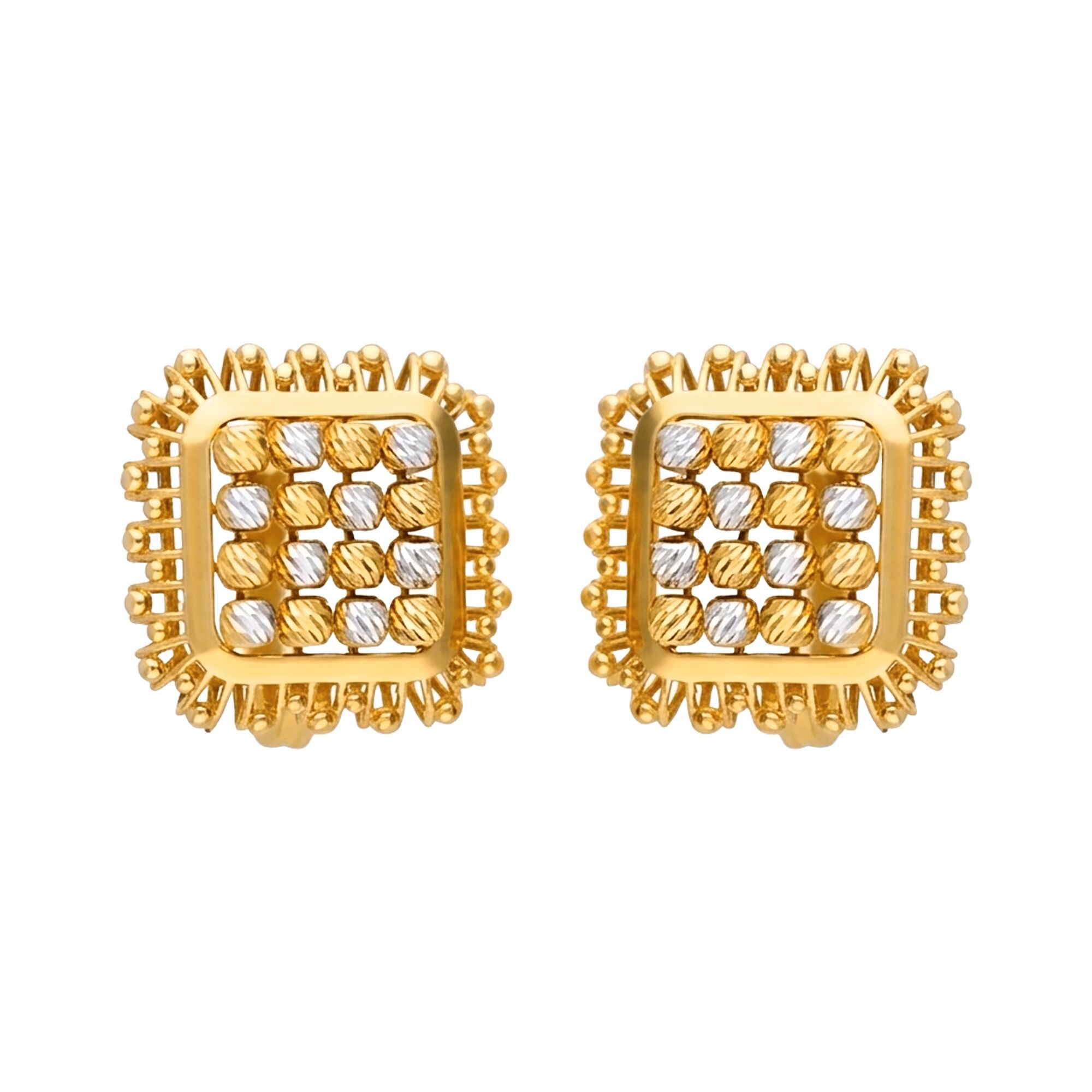 Серьги, золото, 585, 4.99г, 62673 | GoldMarket.kz