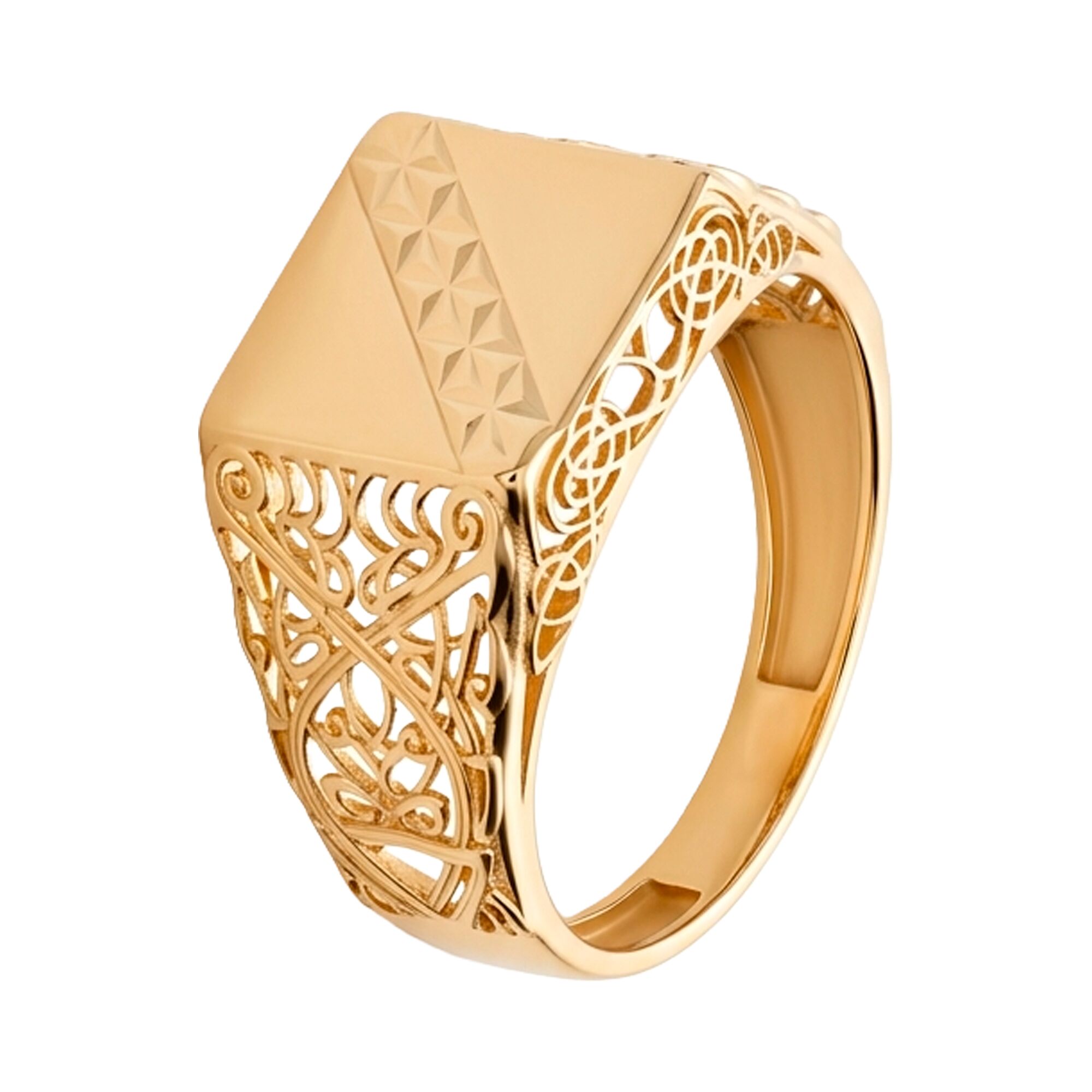Кольцо, золото, 585, 4.7г, 62675 | GoldMarket.kz