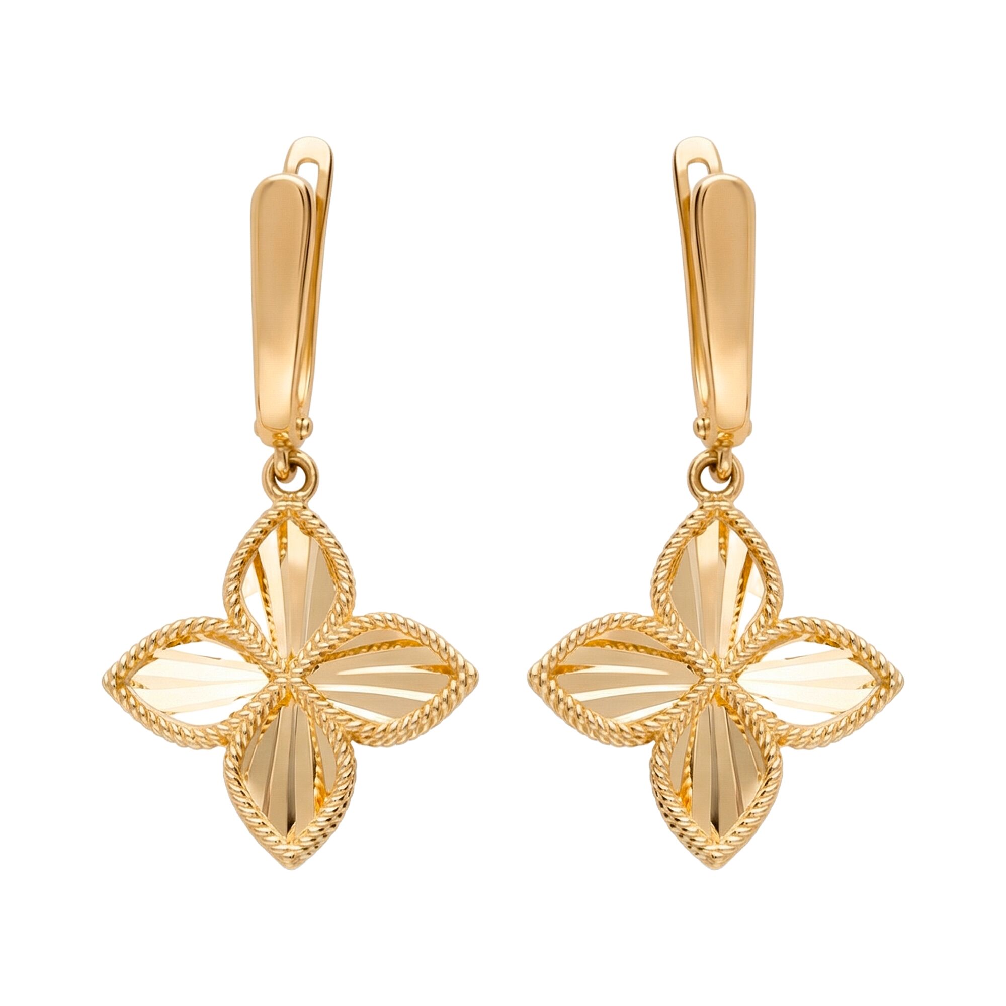 Серьги, золото, 585, 4.4г, 62689 | GoldMarket.kz