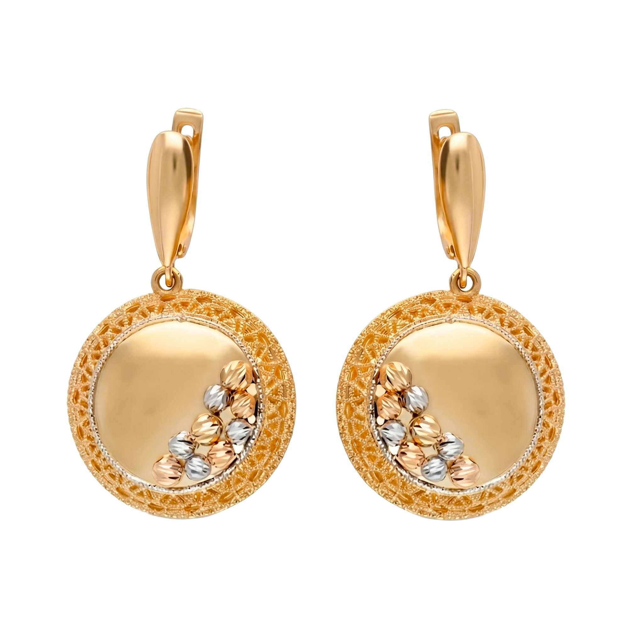 Серьги, золото, 585, 7.66г, 62695 | GoldMarket.kz