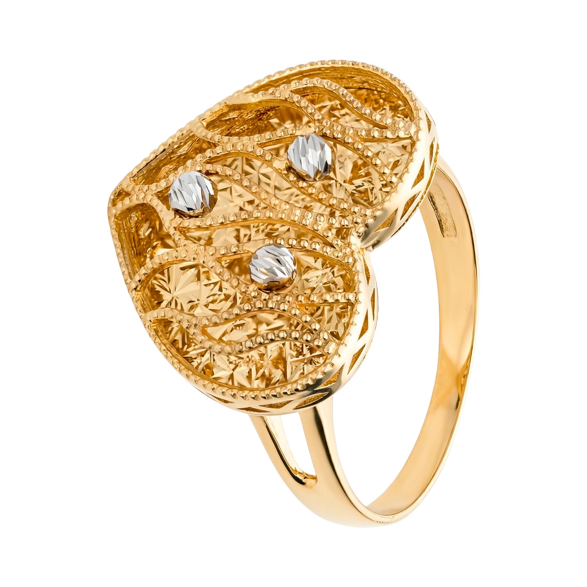 Кольцо, золото, 585, 3.77г, 62697 | GoldMarket.kz