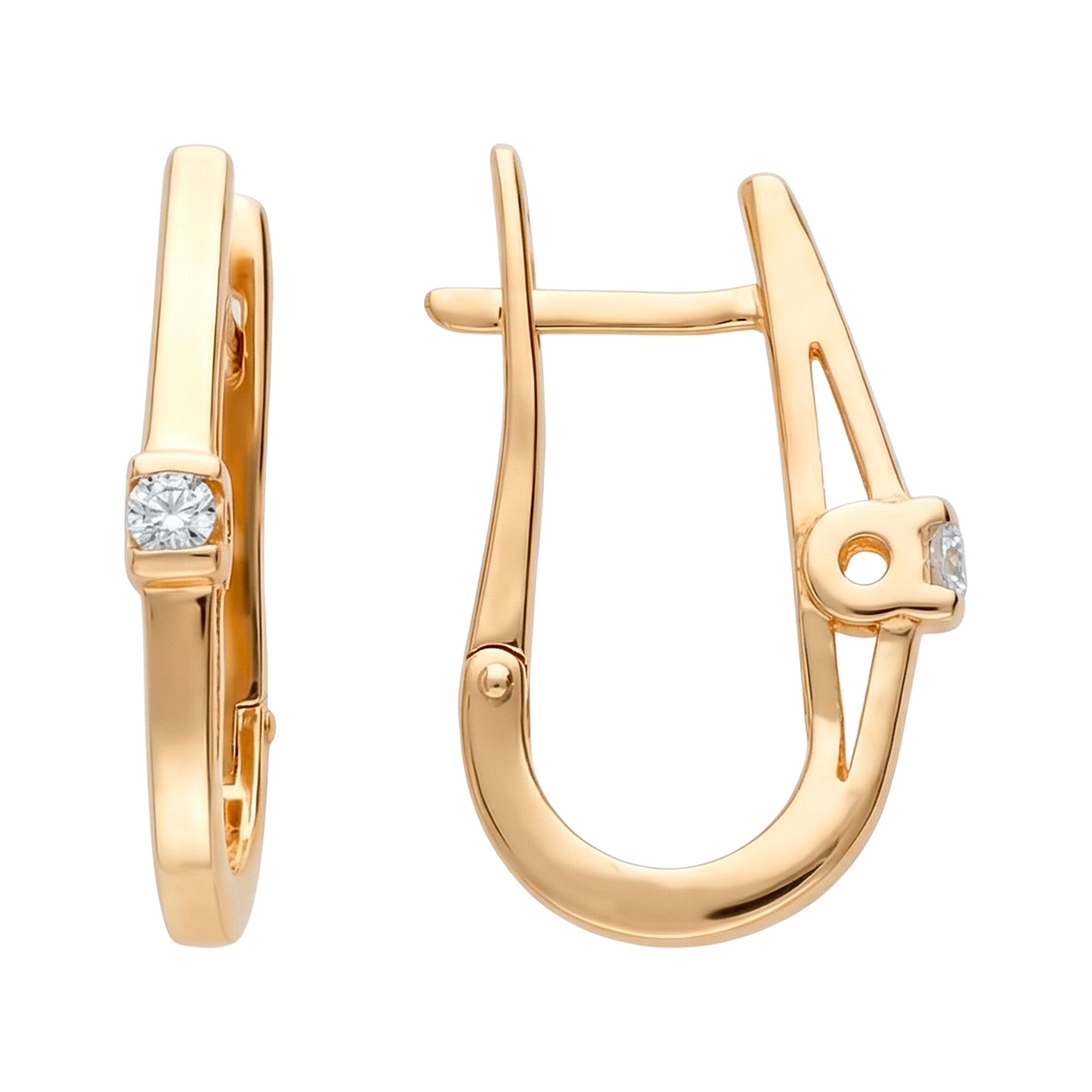 Серьги, золото, 585, 3.98г, 62716, изображение 2 | GoldMarket.kz