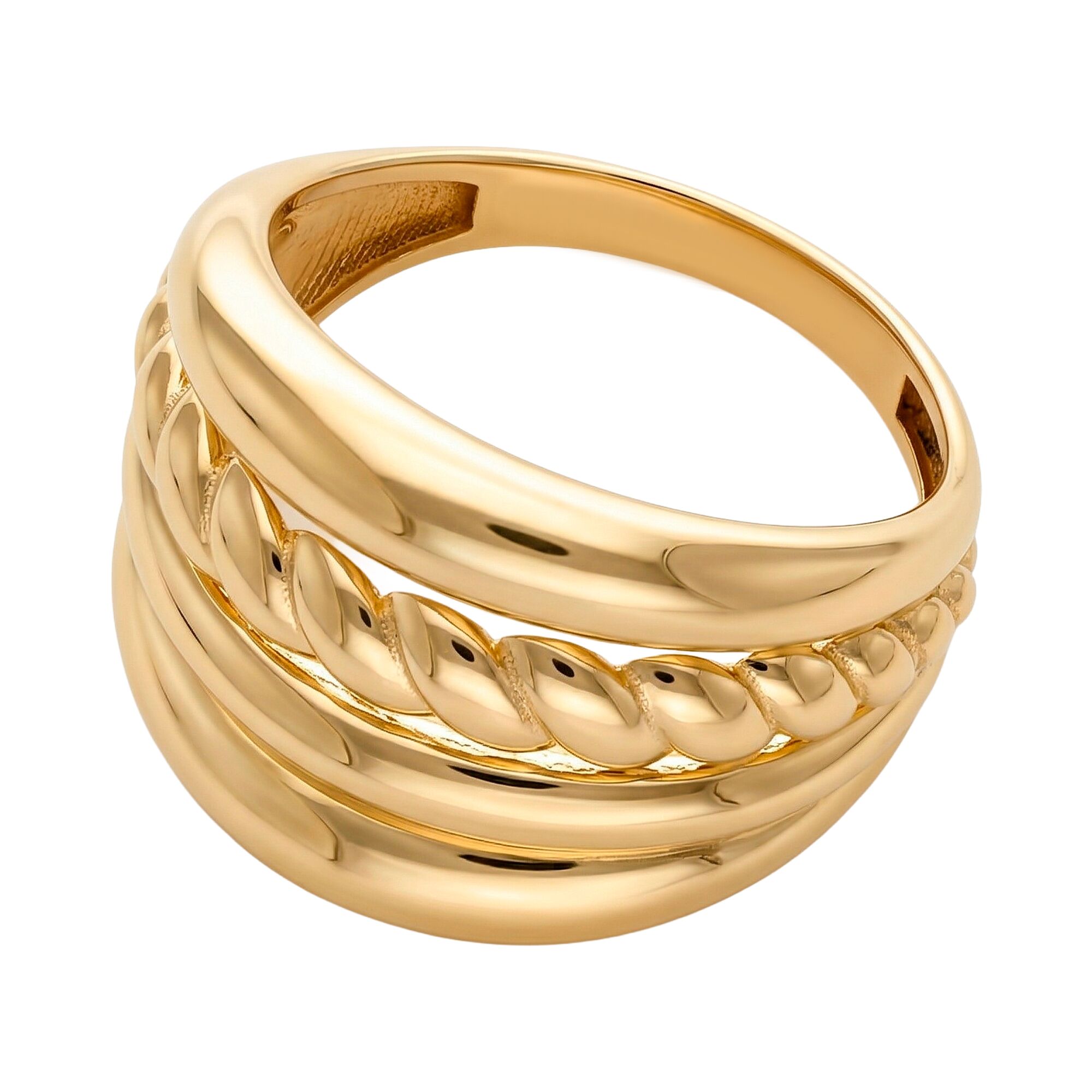 Кольцо, золото, 585, 3.37г, 62723, изображение 2 | GoldMarket.kz