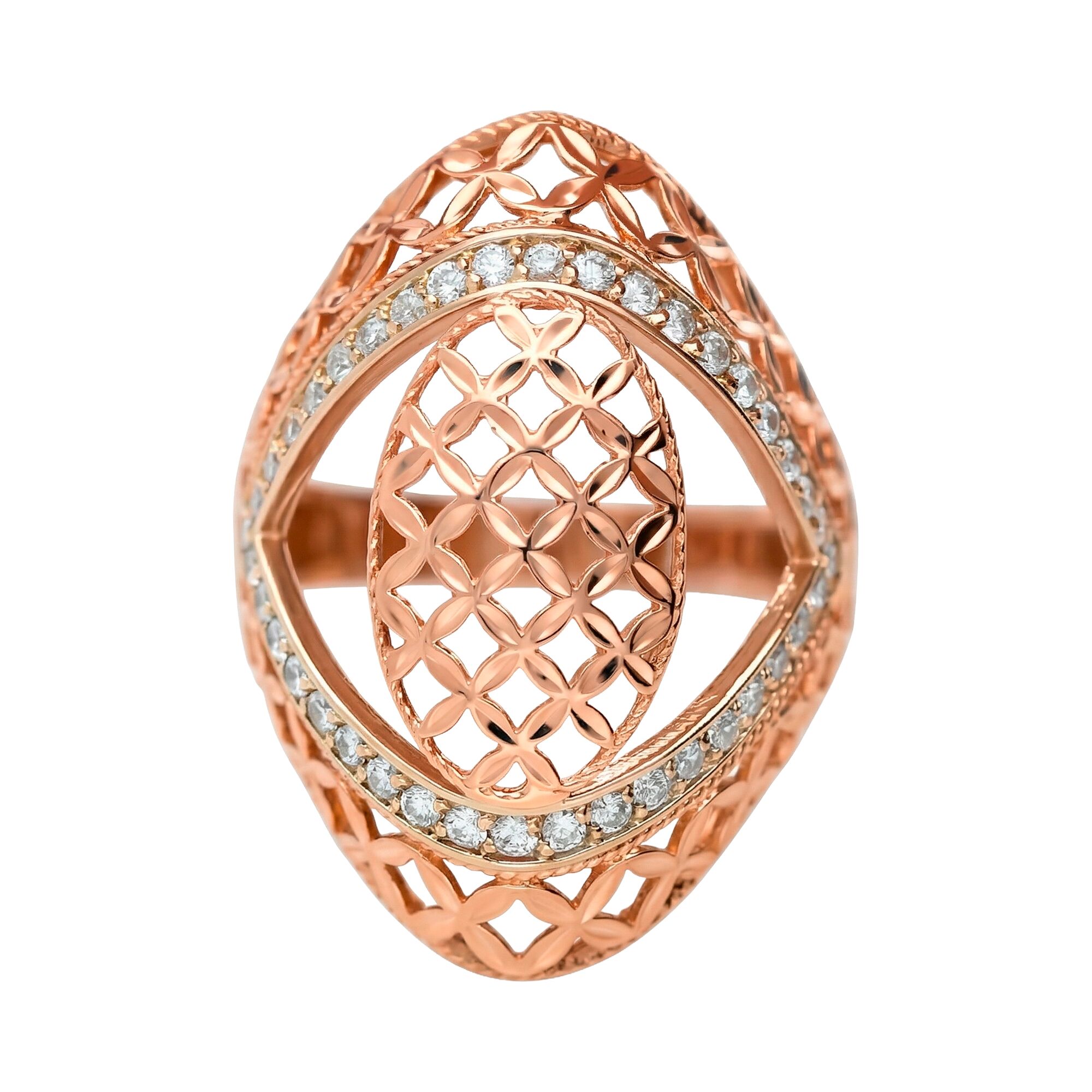 Кольцо, золото, 585, 5.86г, 62733 | GoldMarket.kz