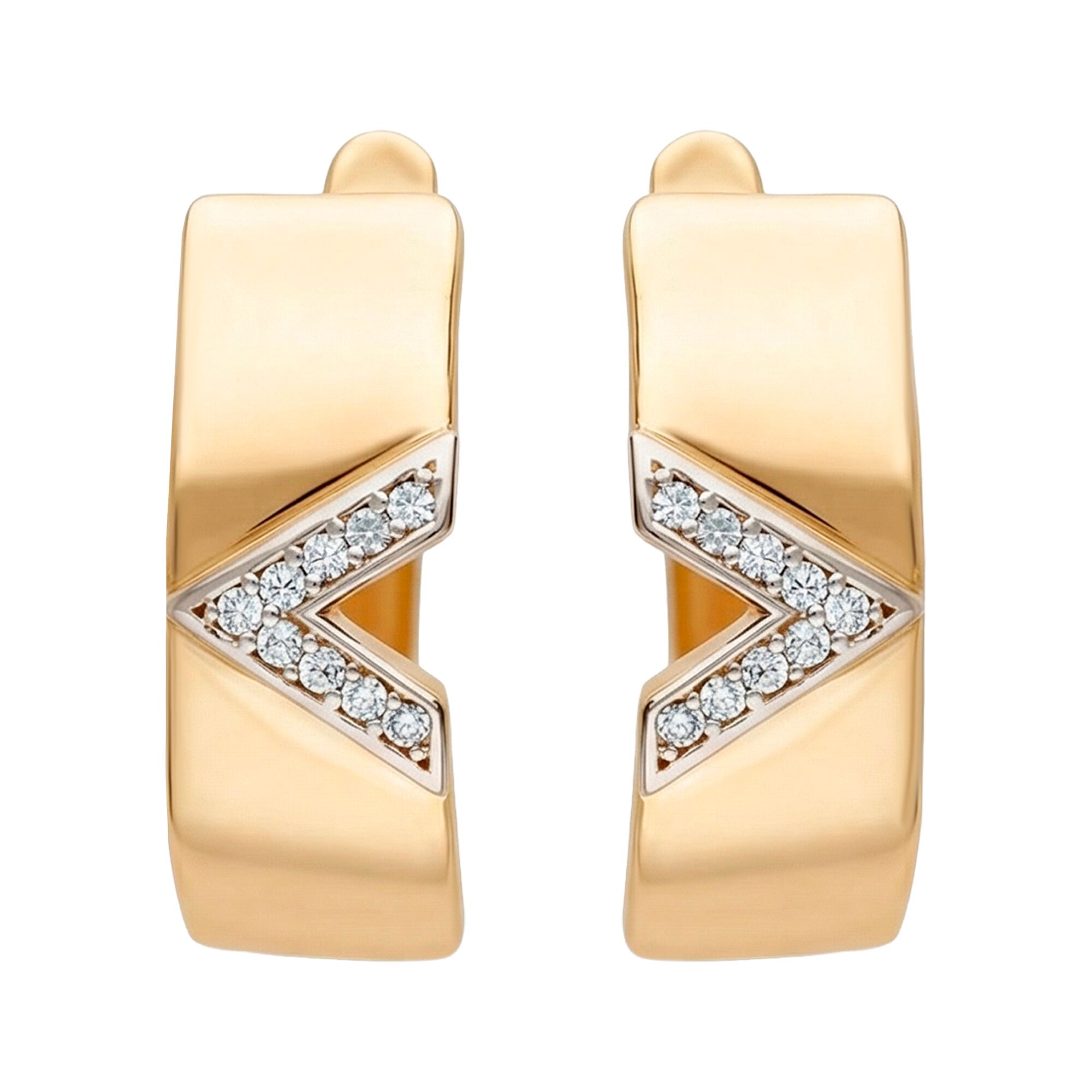 Серьги, золото, 585, 3.28г, 62735 | GoldMarket.kz