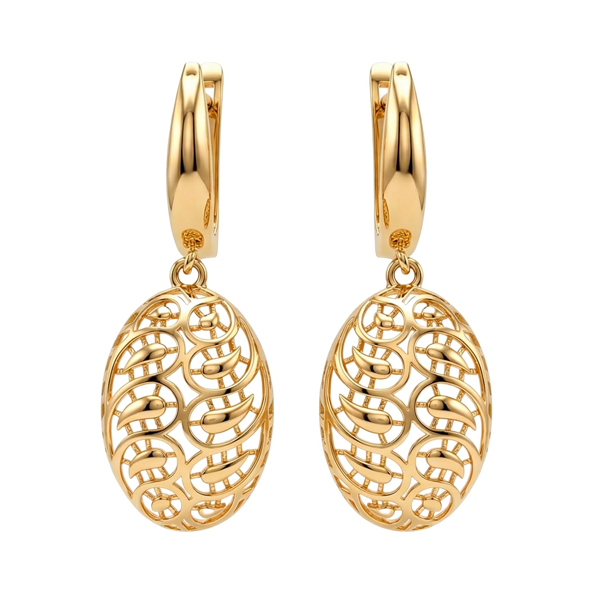 Серьги, золото, 585, 4.06г, 62773 | GoldMarket.kz