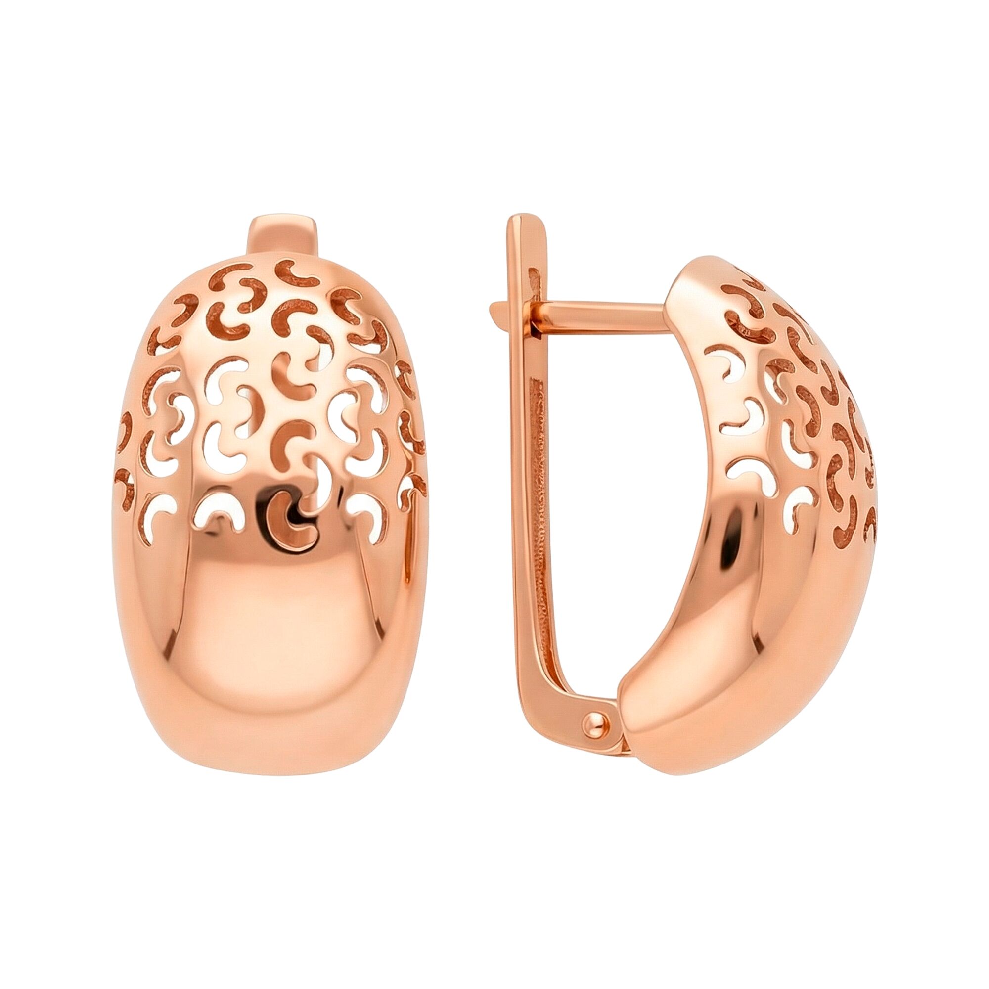 Серьги, золото, 585, 4.34г, 62776, изображение 2 | GoldMarket.kz