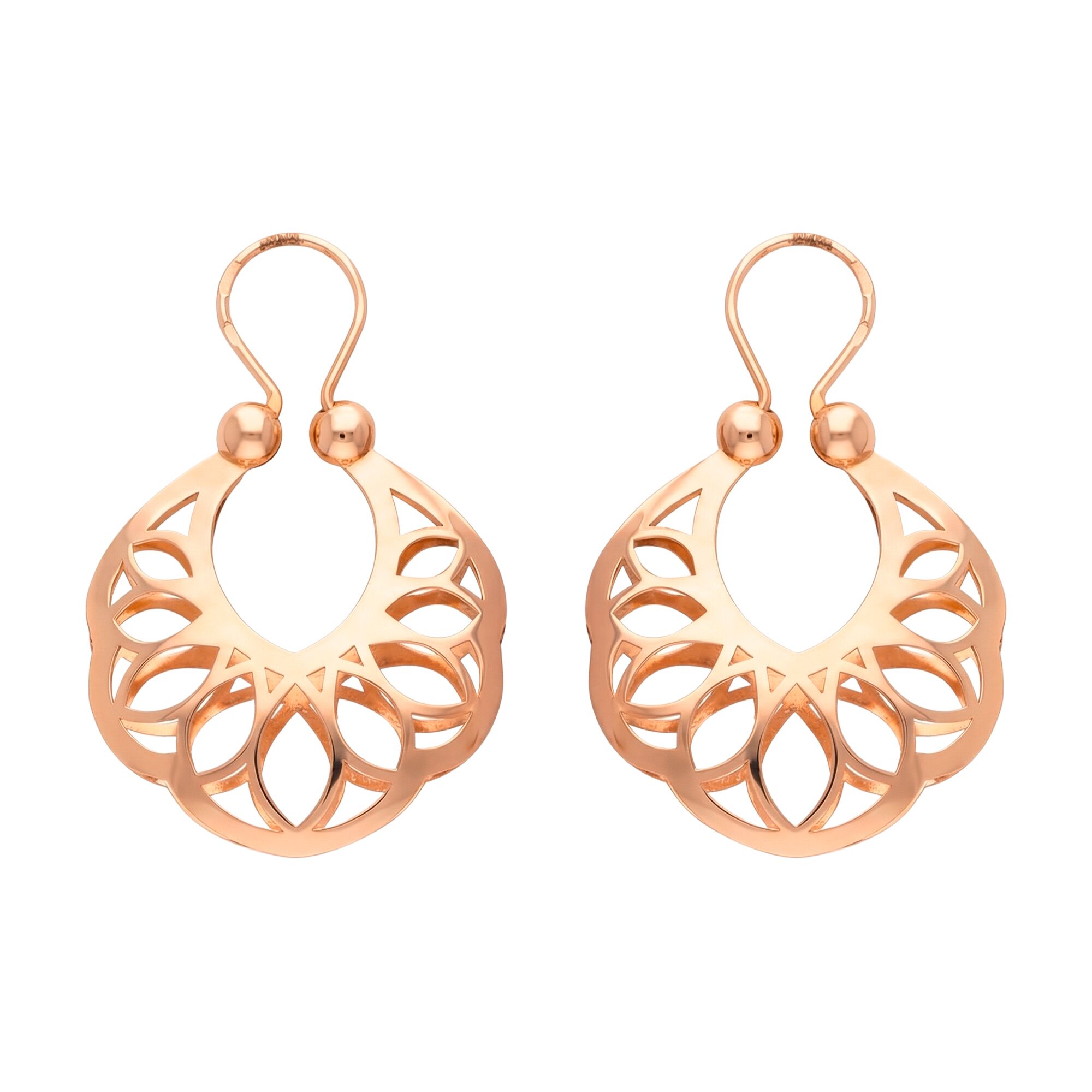 Серьги, золото, 585, 3.98г, 62780 | GoldMarket.kz