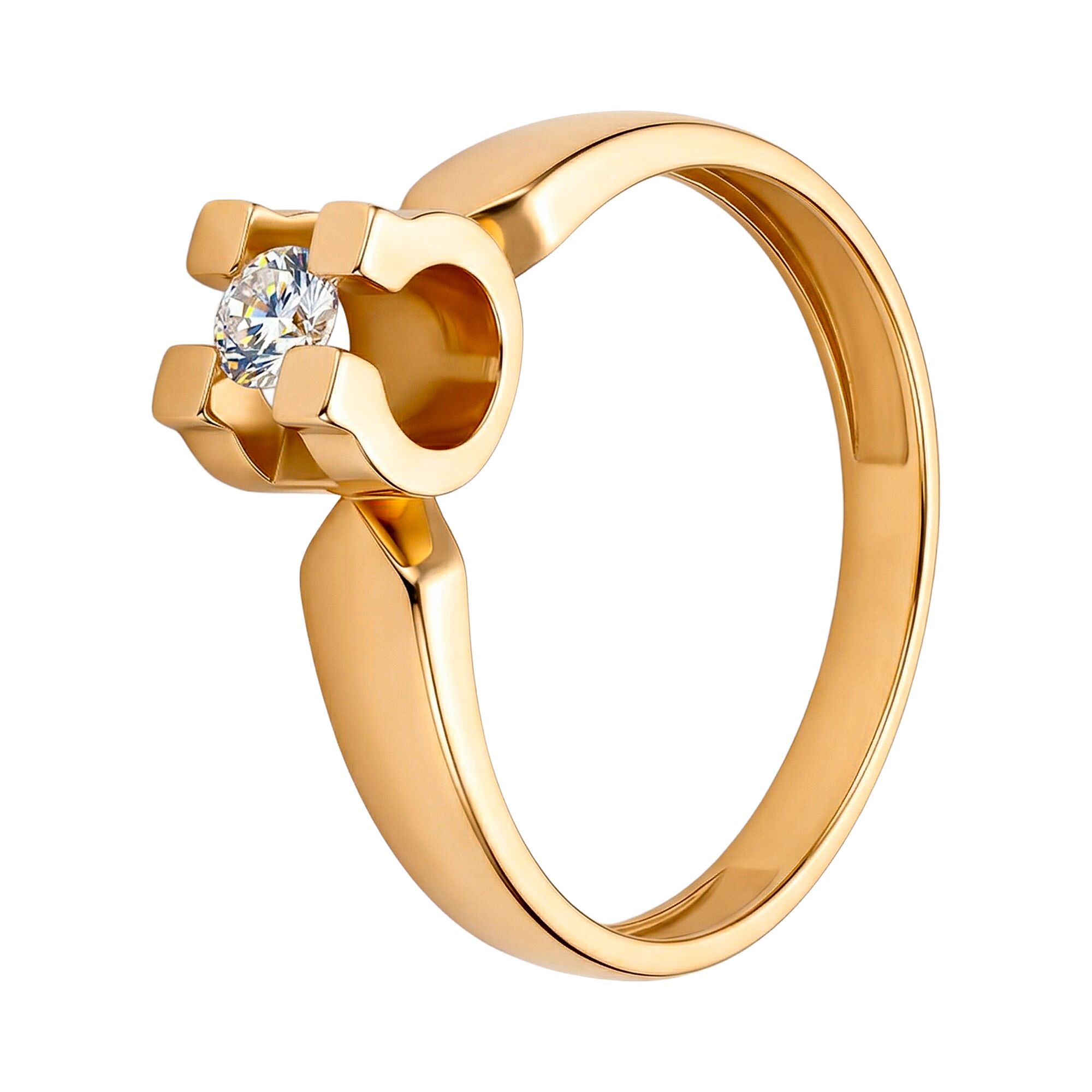 Кольцо, золото, 585, 3.61г, 62783 | GoldMarket.kz