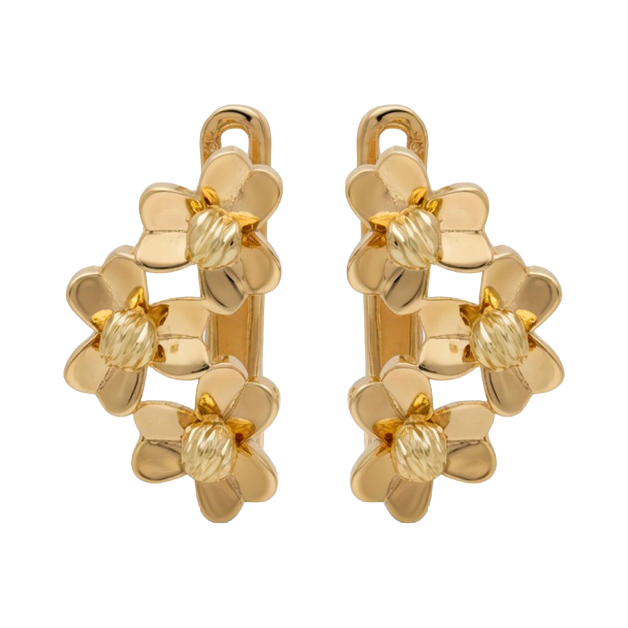 Серьги, золото, 585, 3.13г, 62884 | GoldMarket.kz