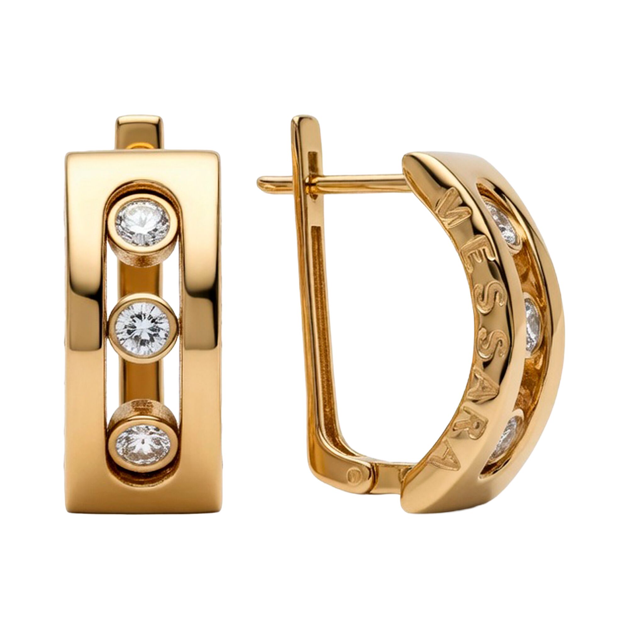 Серьги, золото, 585, 5.58г, 62894, изображение 2 | GoldMarket.kz