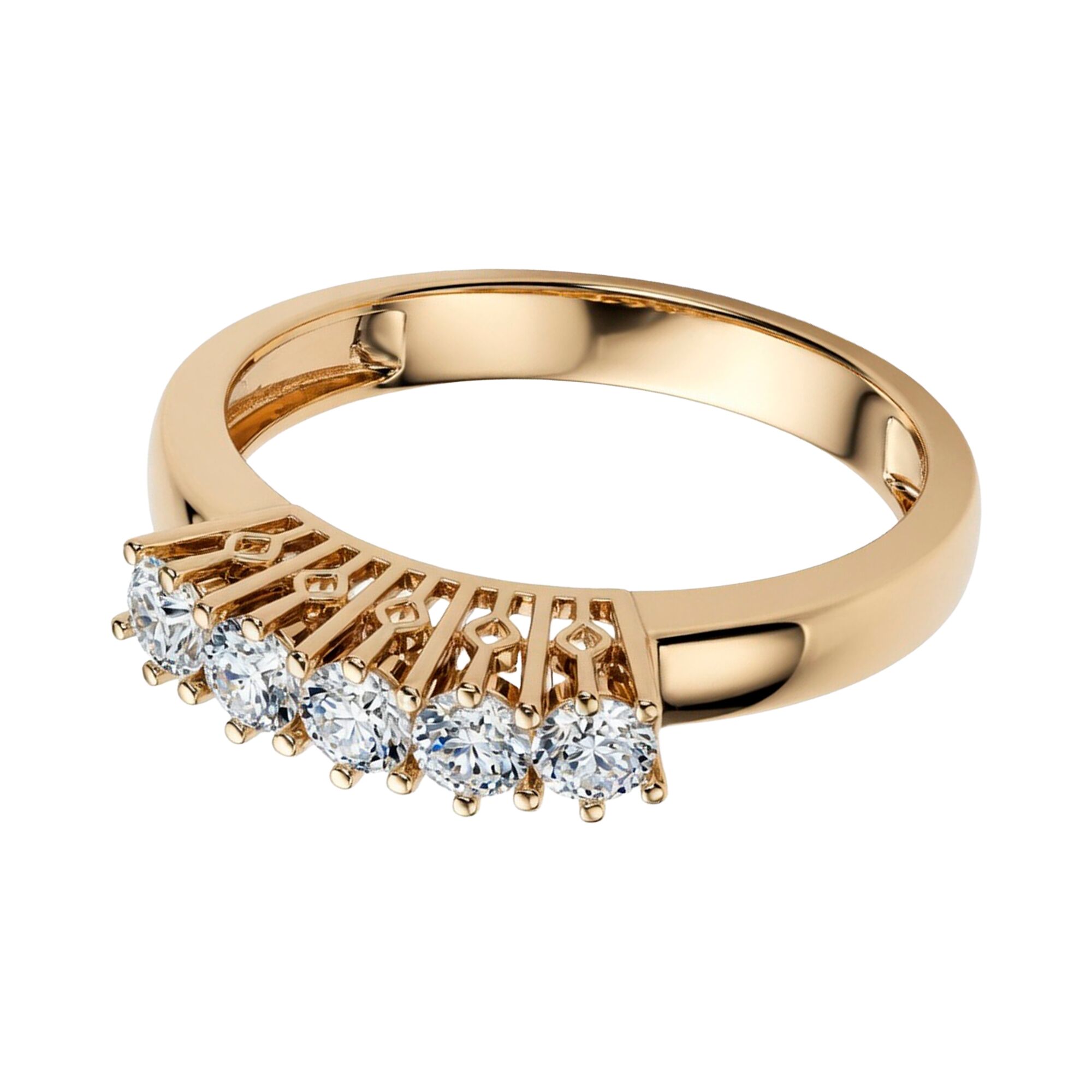 Кольцо, золото, 585, 3.32г, 62895, изображение 2 | GoldMarket.kz