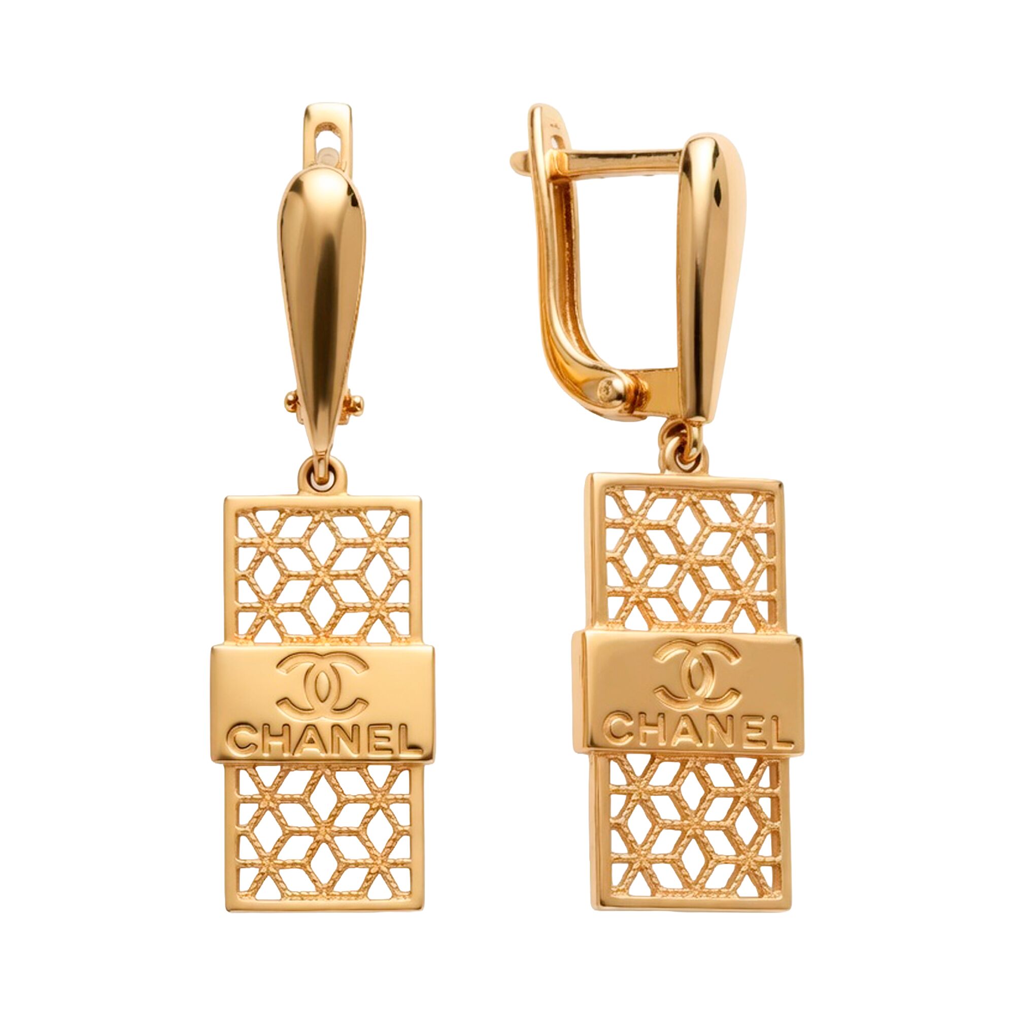 Серьги, золото, 585, 3.95г, 62908, изображение 2 | GoldMarket.kz