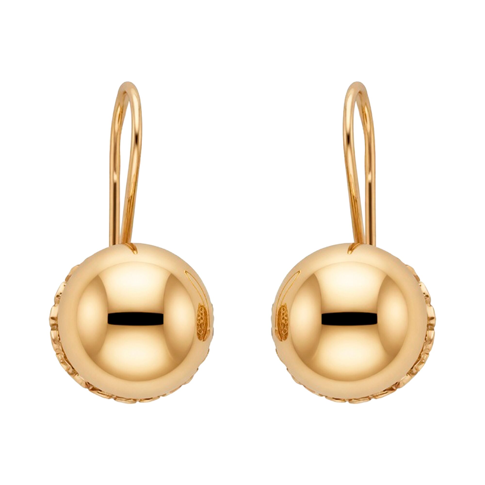 Серьги, золото, 585, 3.82г, 62915 | GoldMarket.kz