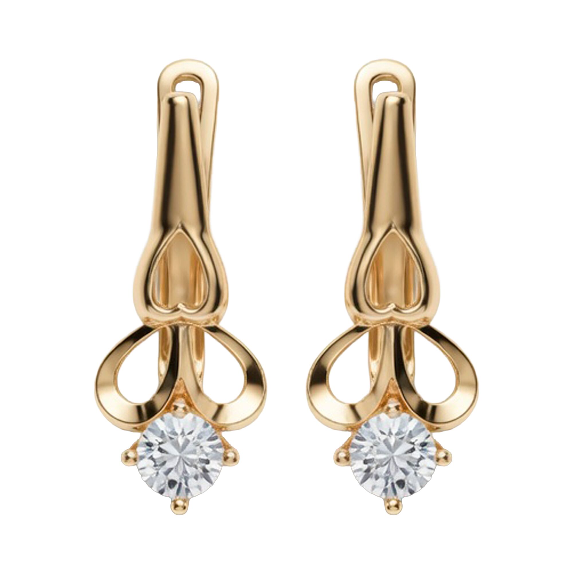 Серьги, золото, 585, 2.9г, 62916 | GoldMarket.kz