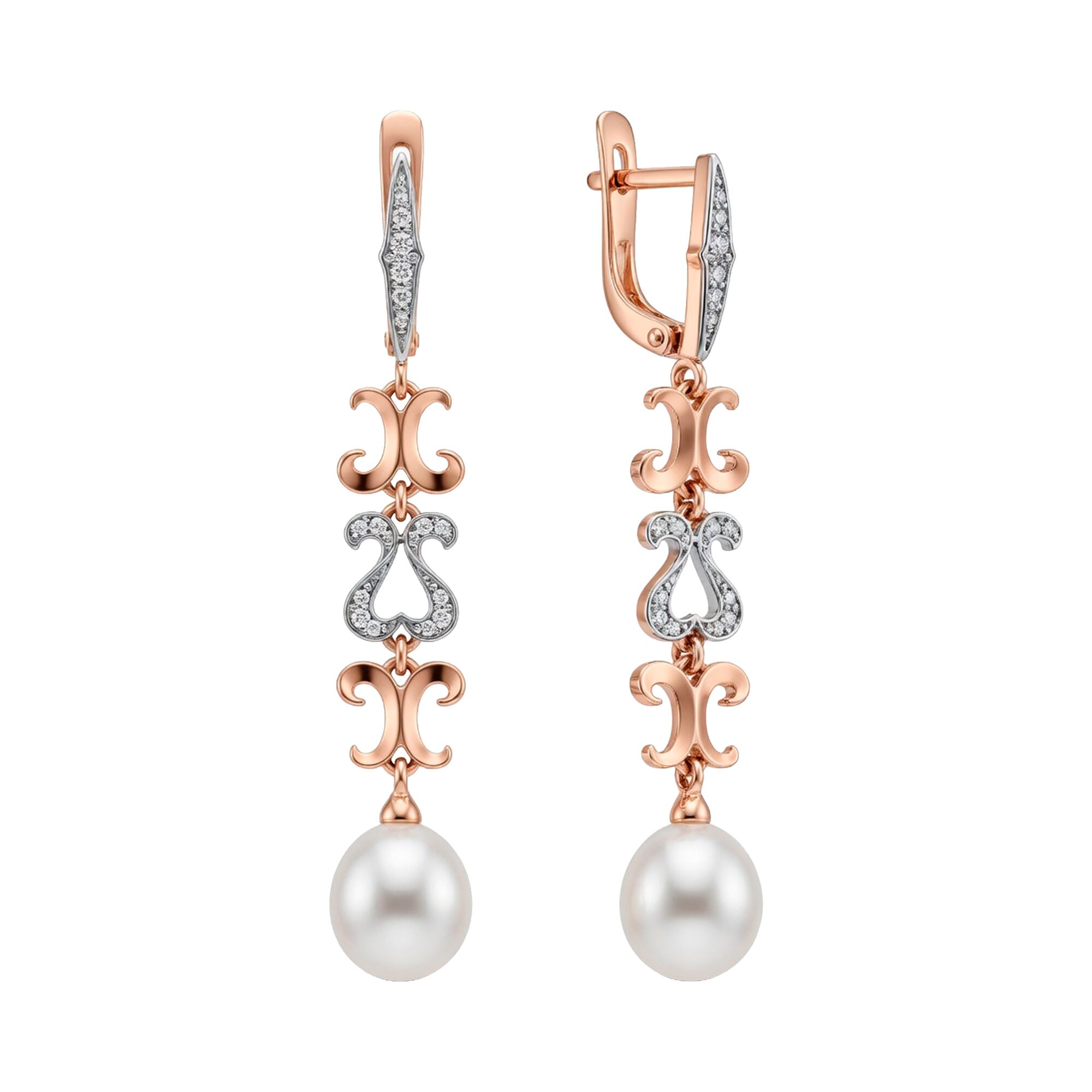 Серьги, золото, 585, 5.65г, 62918, изображение 2 | GoldMarket.kz