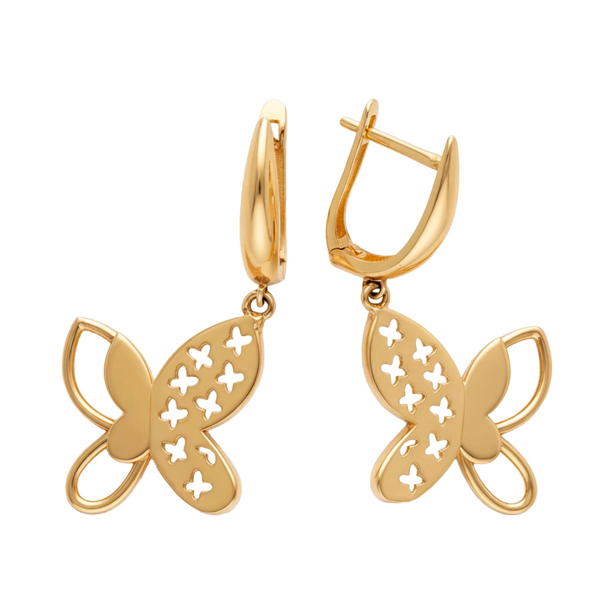 Серьги, золото, 585, 4.68г, 62950, изображение 2 | GoldMarket.kz