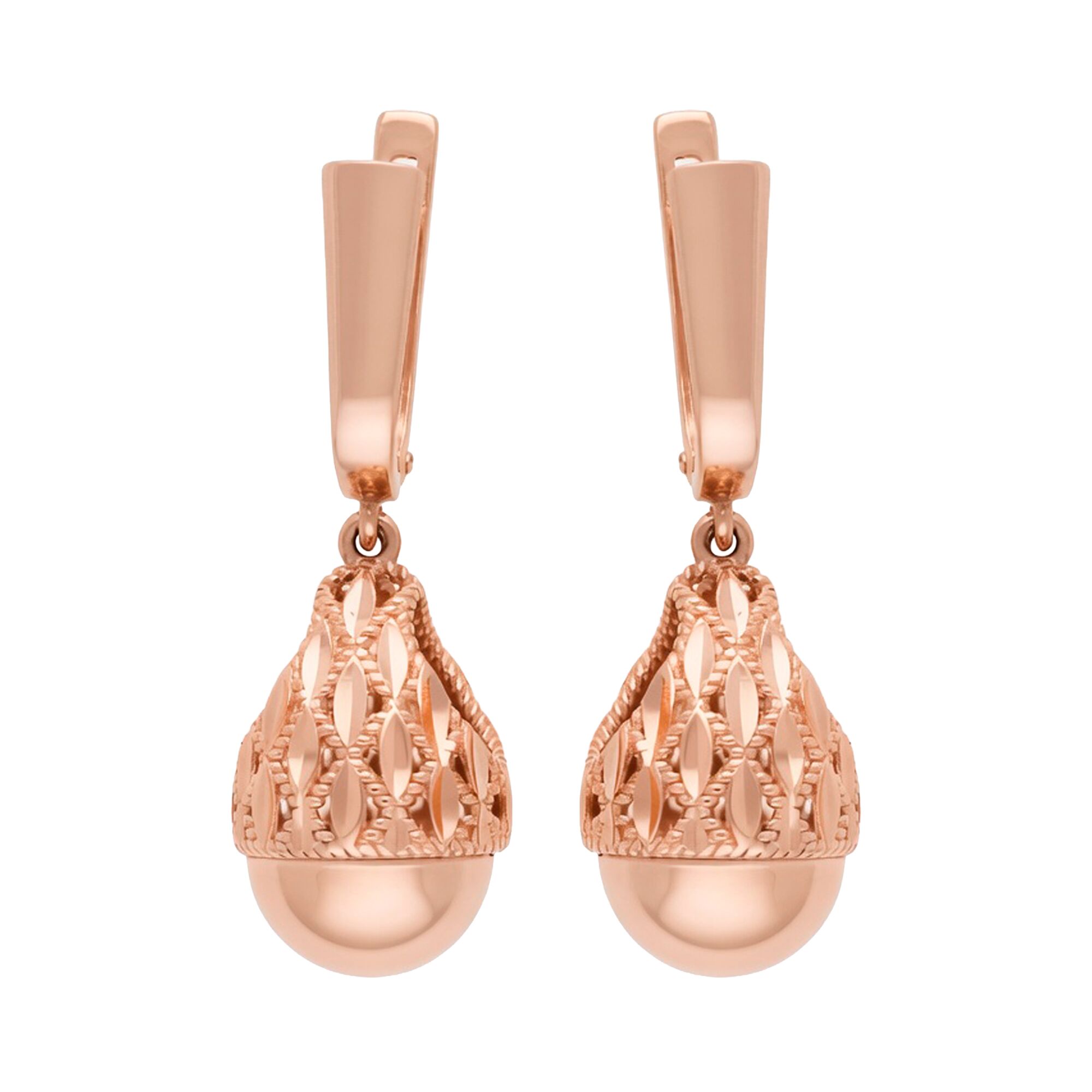 Серьги, золото, 585, 5.6г, 62957 | GoldMarket.kz