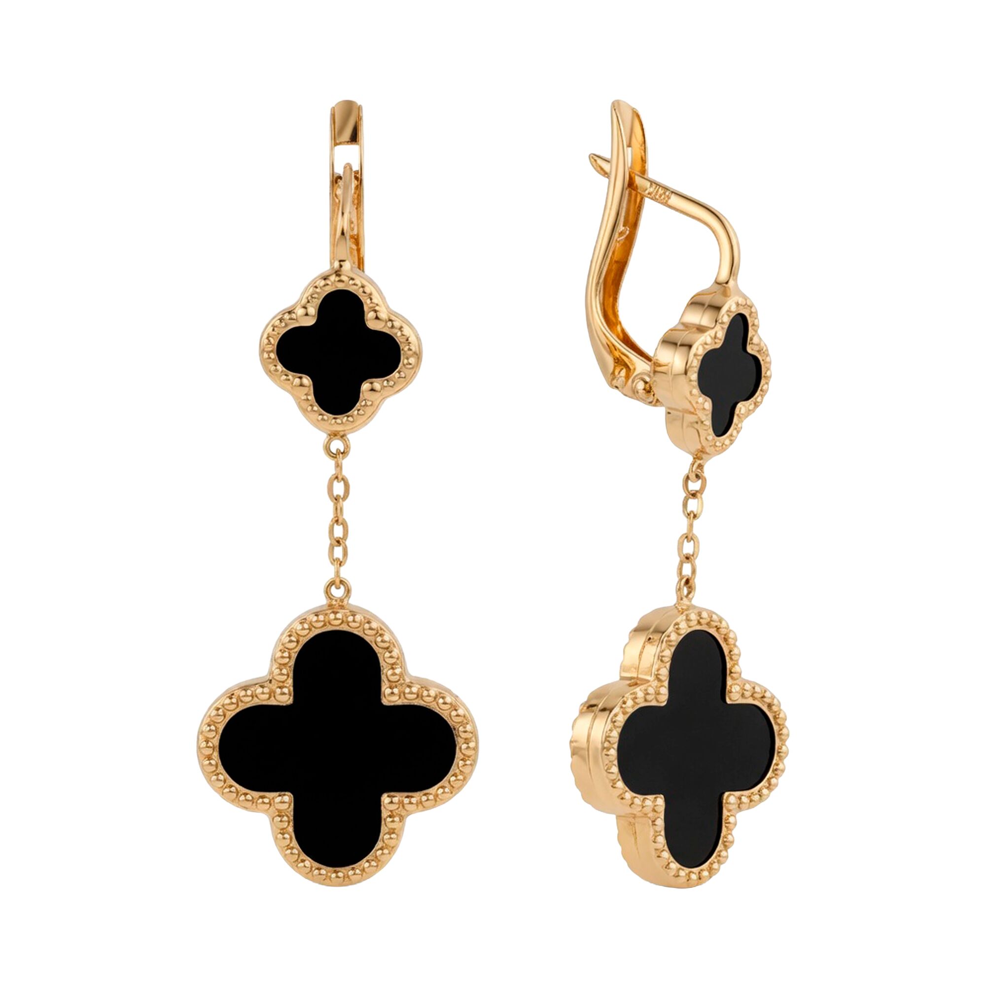 Серьги, золото, 585, 5.55г, 62965, изображение 2 | GoldMarket.kz