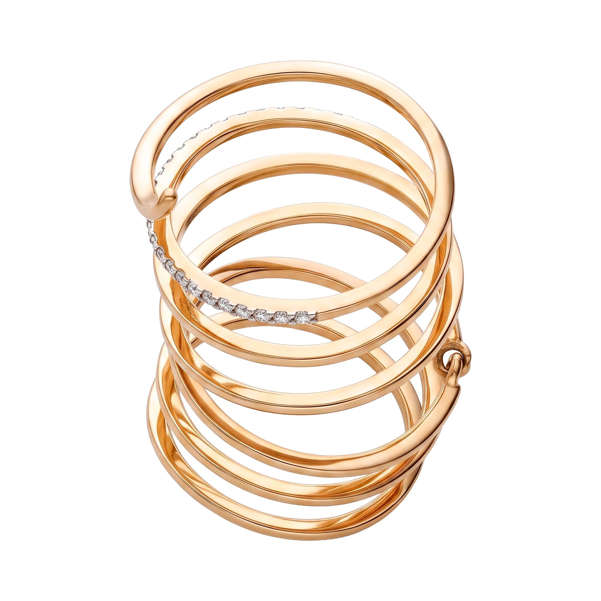 Кольцо, золото, 585, 6.17г, 52101, изображение 2 | GoldMarket.kz