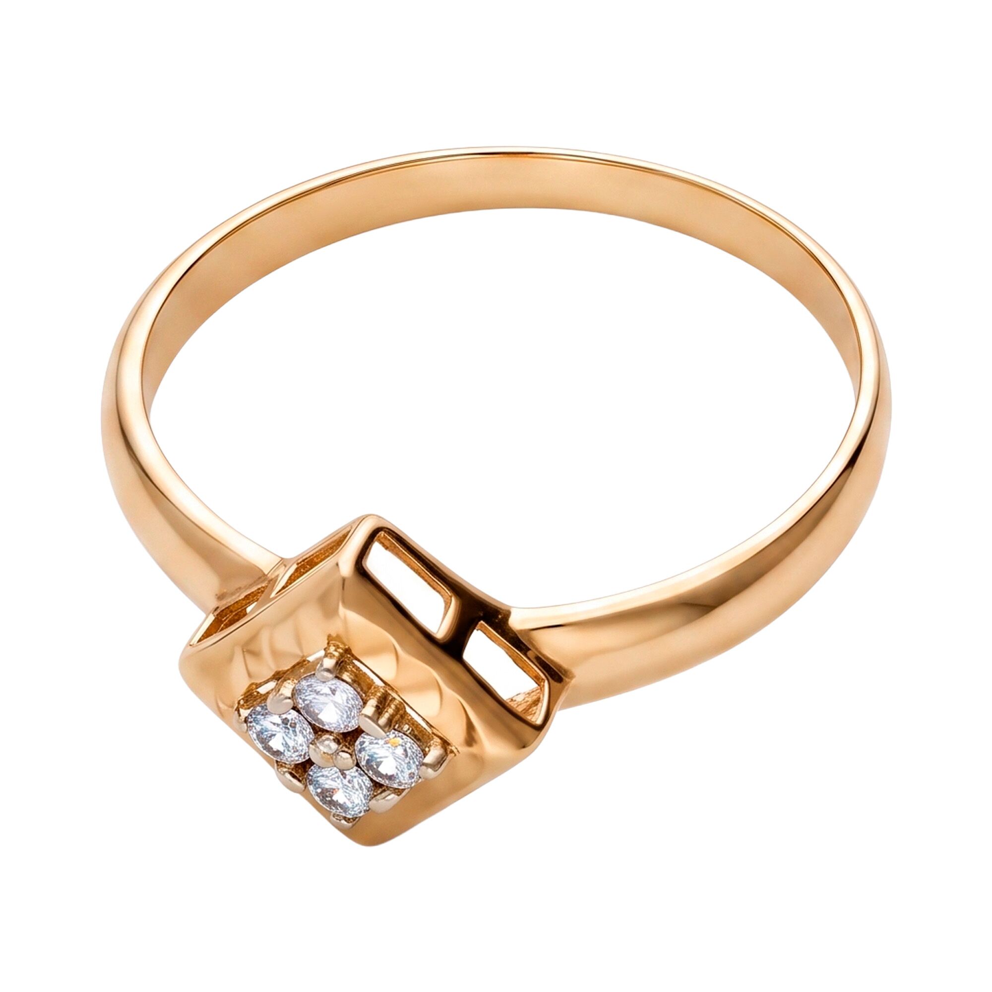 Кольцо, золото, 585, 1.52г, 52125, изображение 2 | GoldMarket.kz