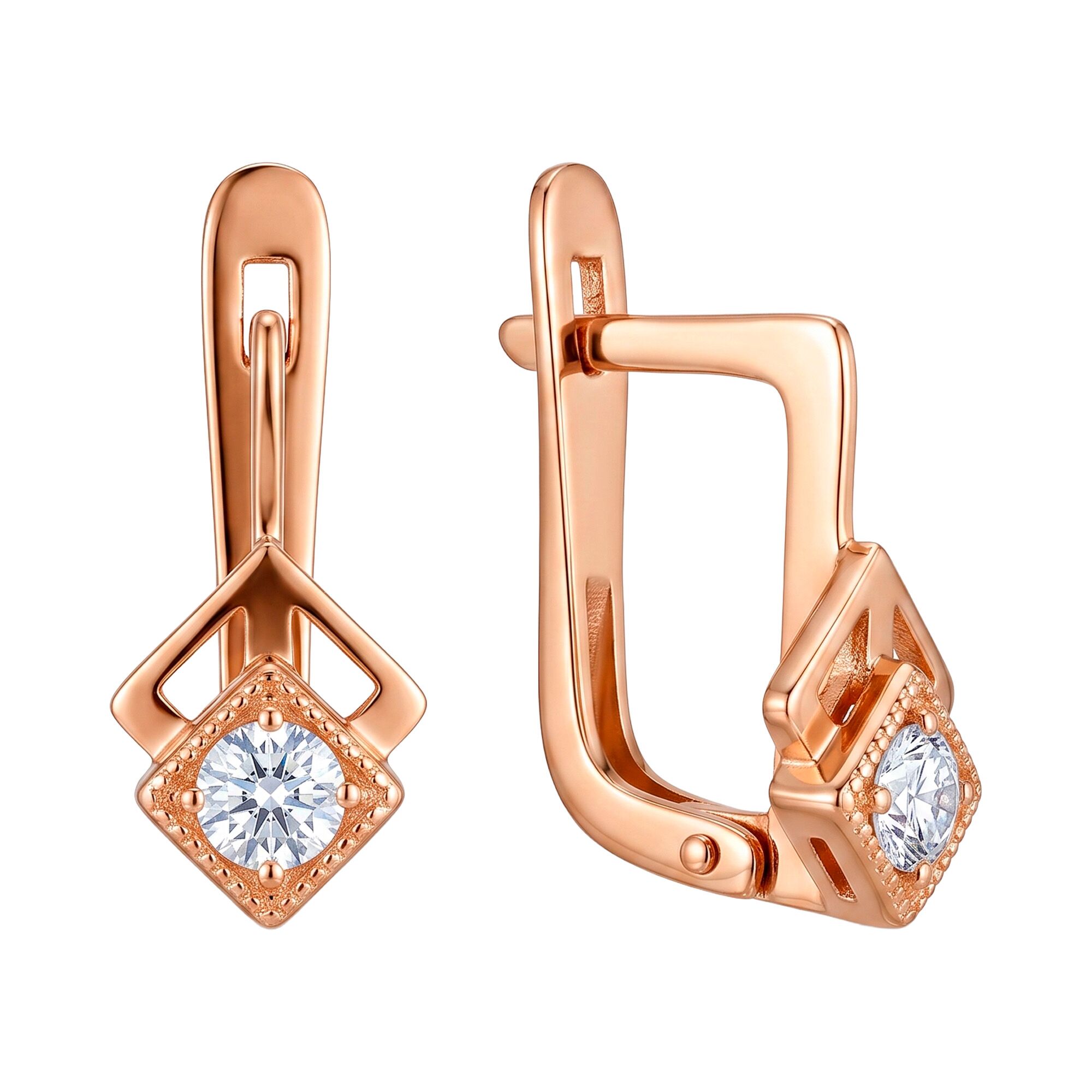 Серьги, золото, 585, 2.81г, 52193, изображение 2 | GoldMarket.kz