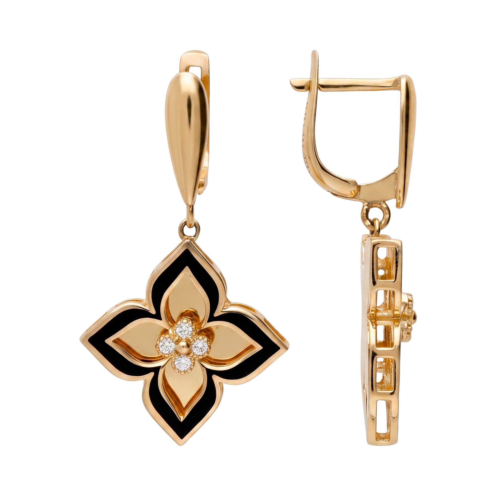 Серьги, золото, 585, 6.28г, 52200, изображение 2 | GoldMarket.kz