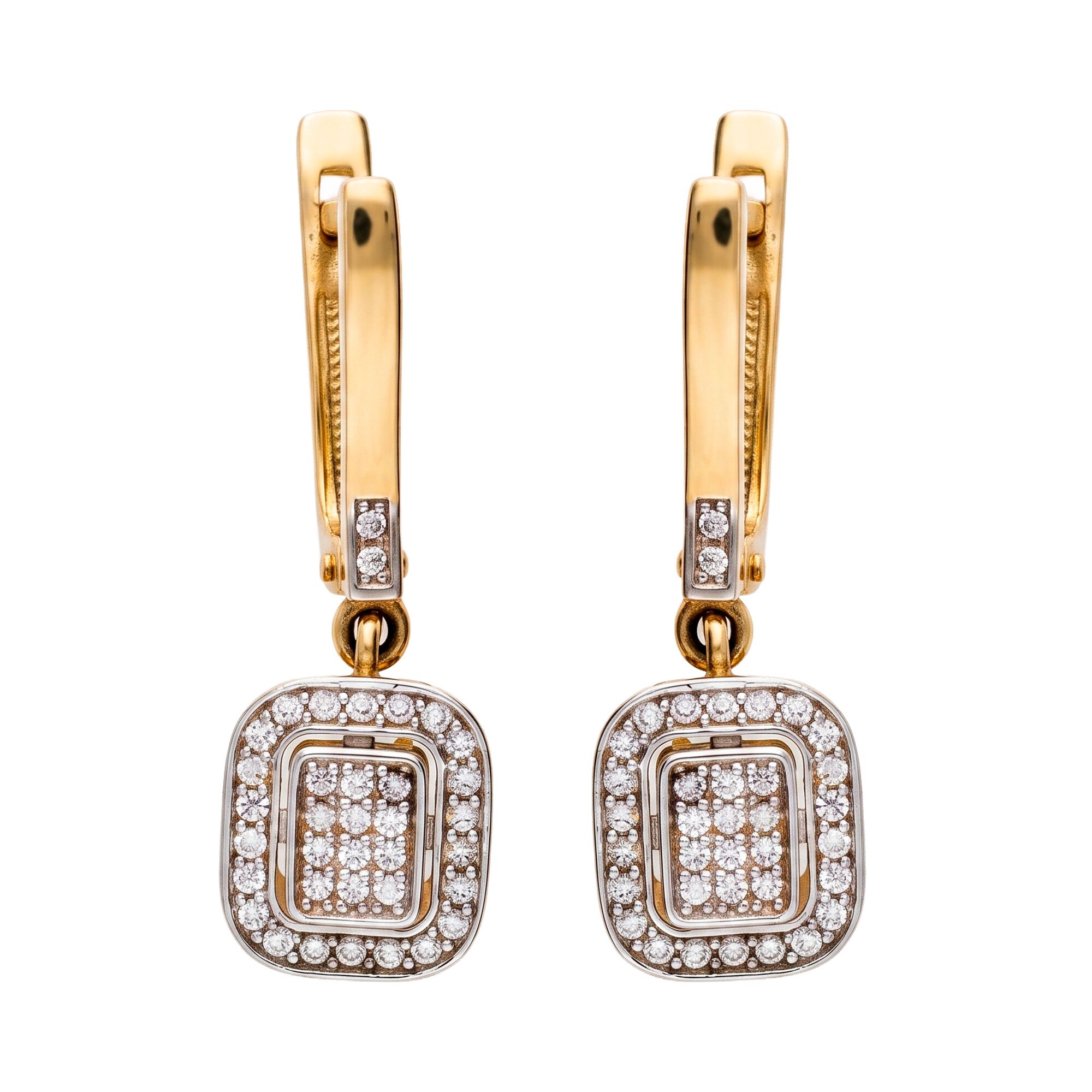 Серьги, золото, 585, 3.81г, 52219 | GoldMarket.kz