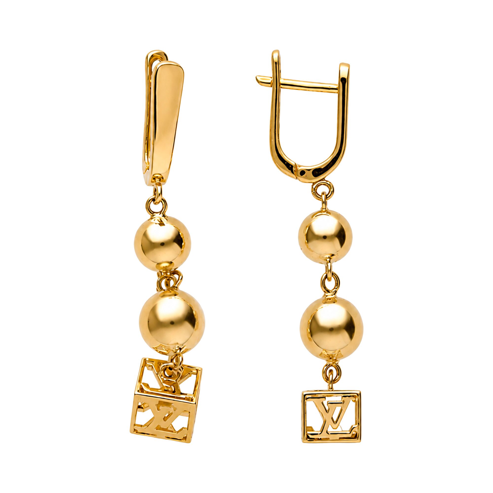 Серьги, золото, 585, 4.98г, 52251, изображение 2 | GoldMarket.kz