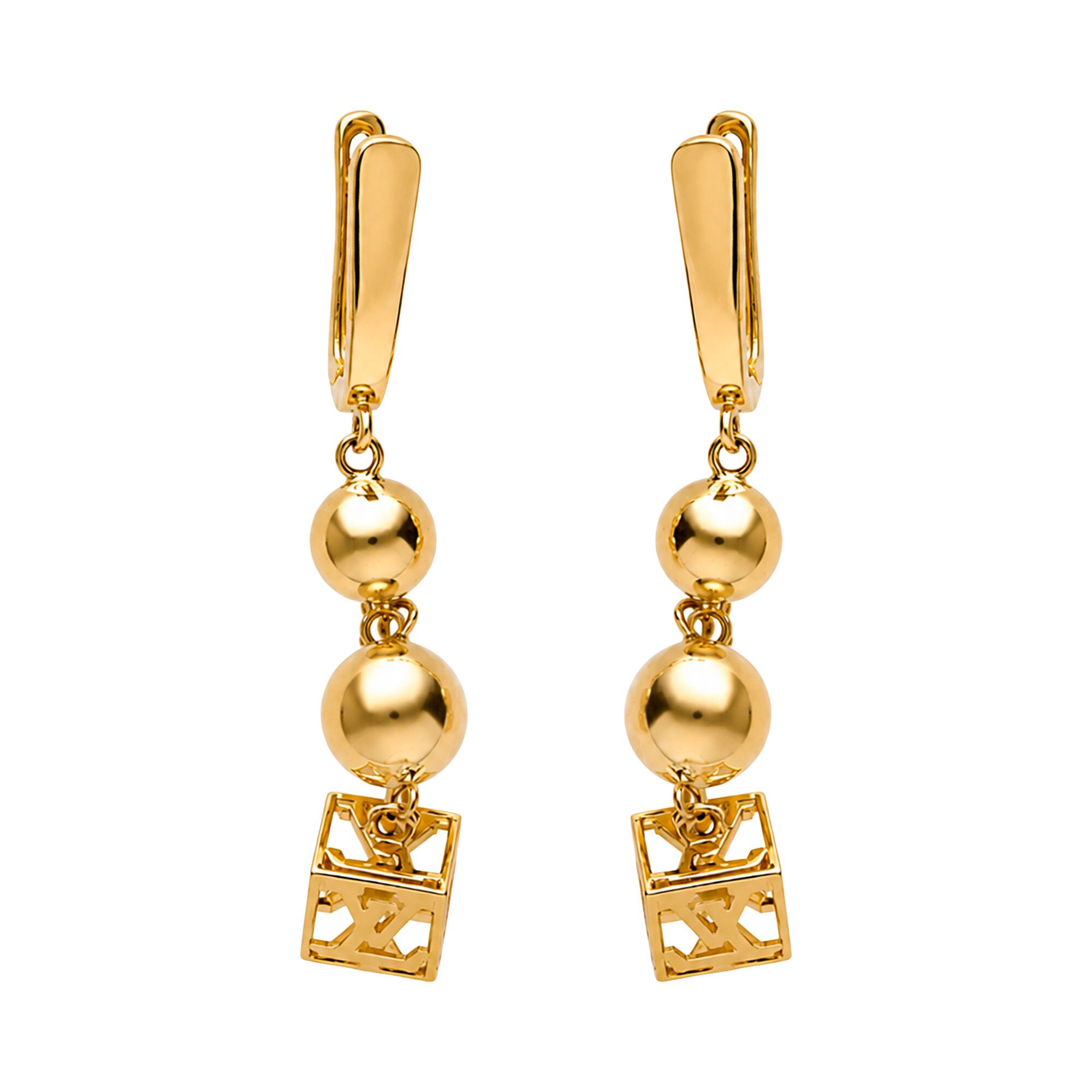 Серьги, золото, 585, 4.98г, 52251 | GoldMarket.kz