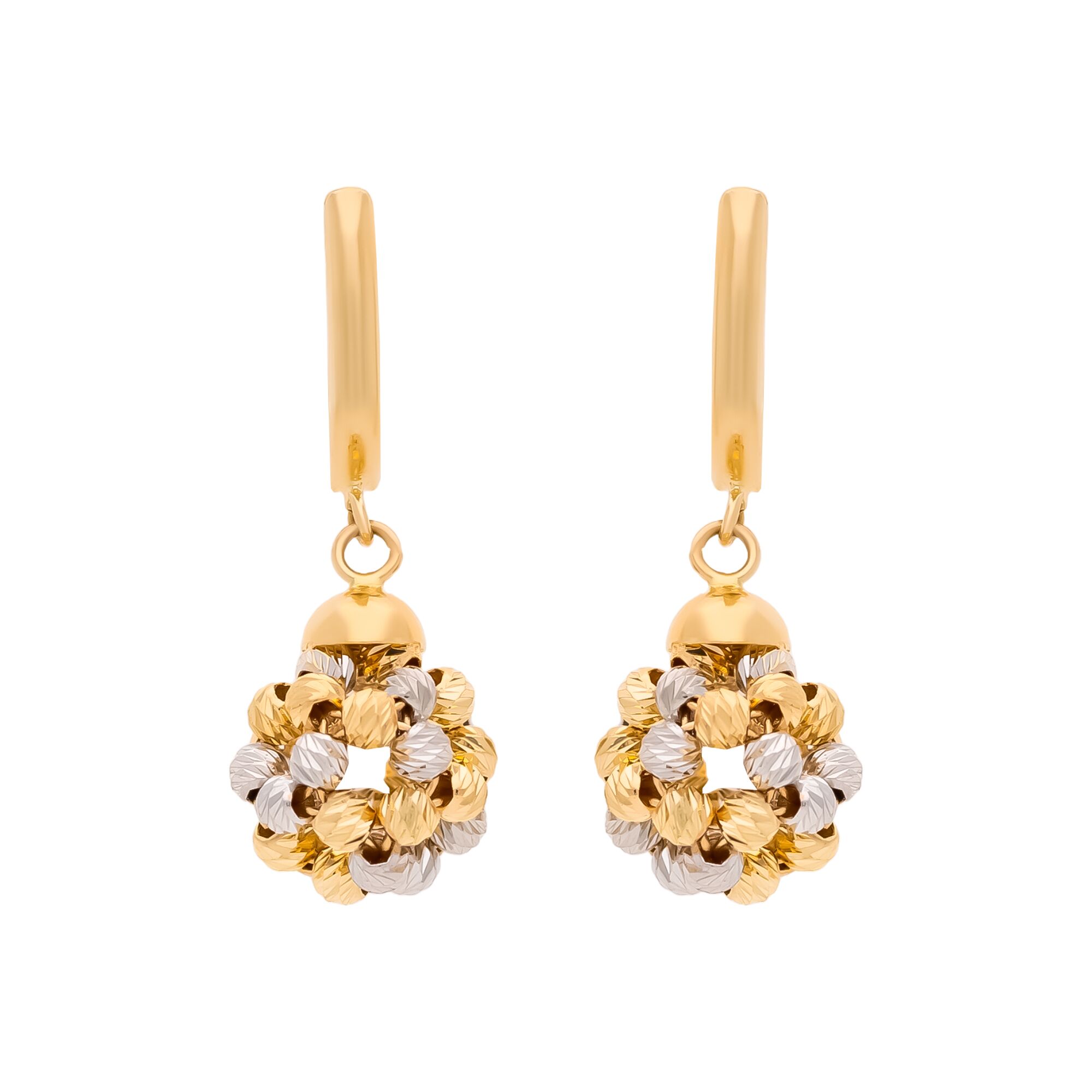 Серьги, золото, 585, 5.66г, 62562 | GoldMarket.kz
