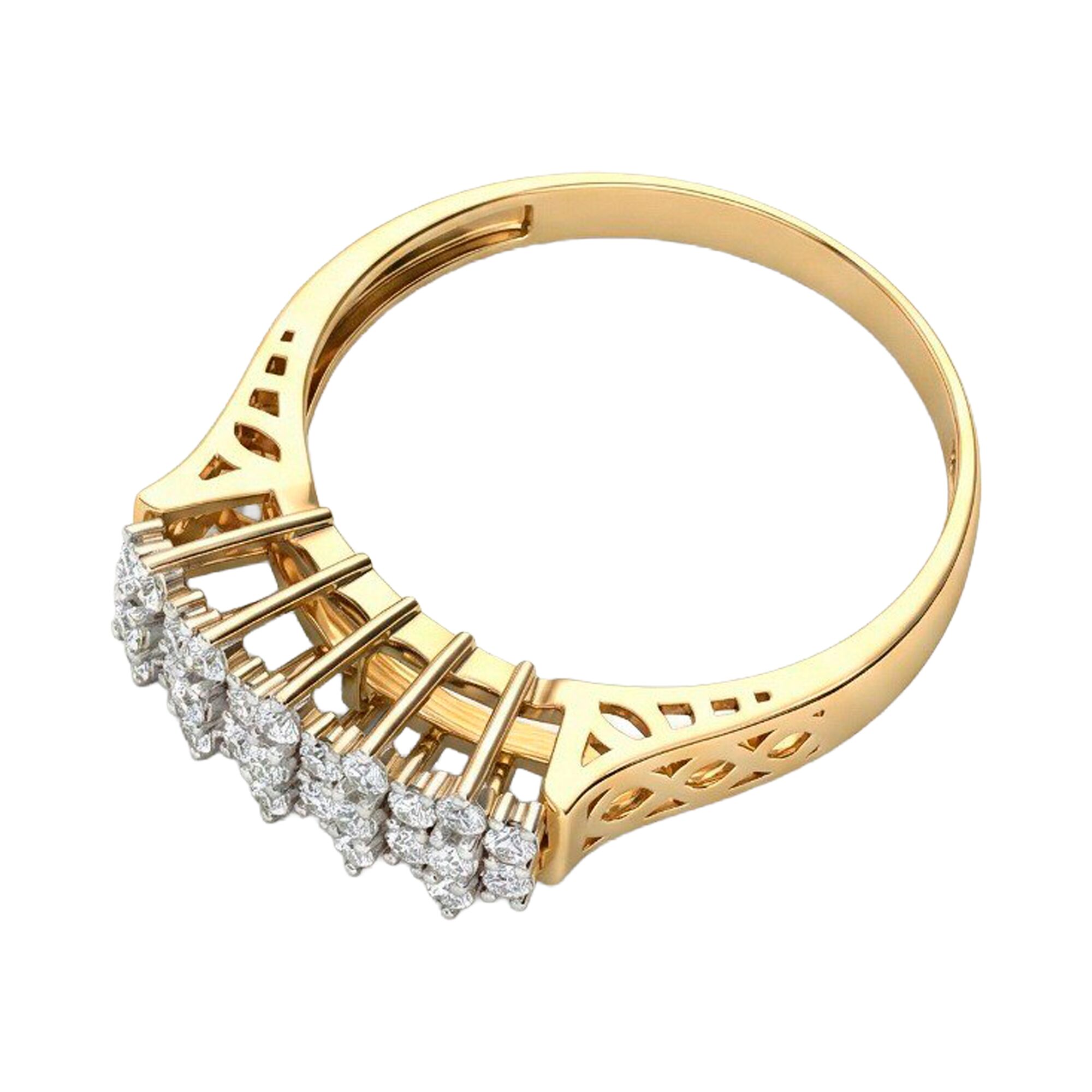 Кольцо, золото, 585, 2.02г, 61696, изображение 2 | GoldMarket.kz
