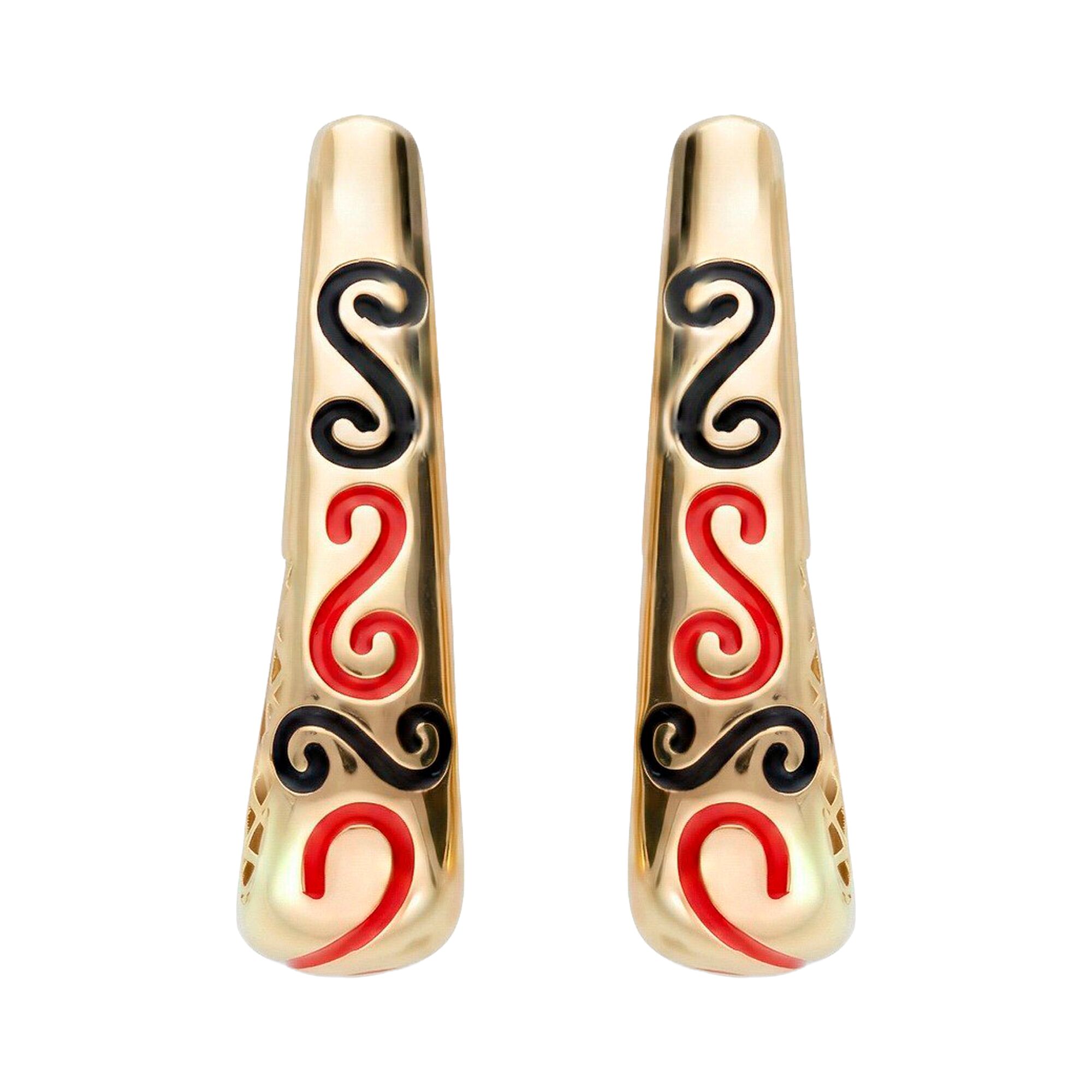 Серьги, золото, 585, 8.58г, 61973 | GoldMarket.kz