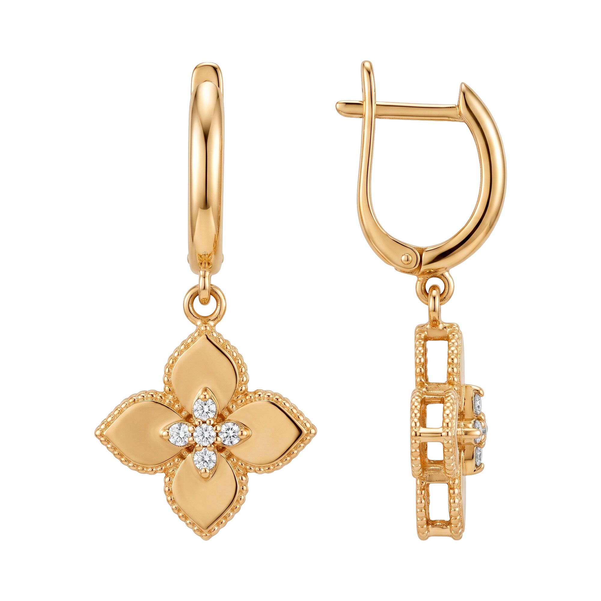 Серьги, золото, 585, 4.47г, 62247, изображение 2 | GoldMarket.kz