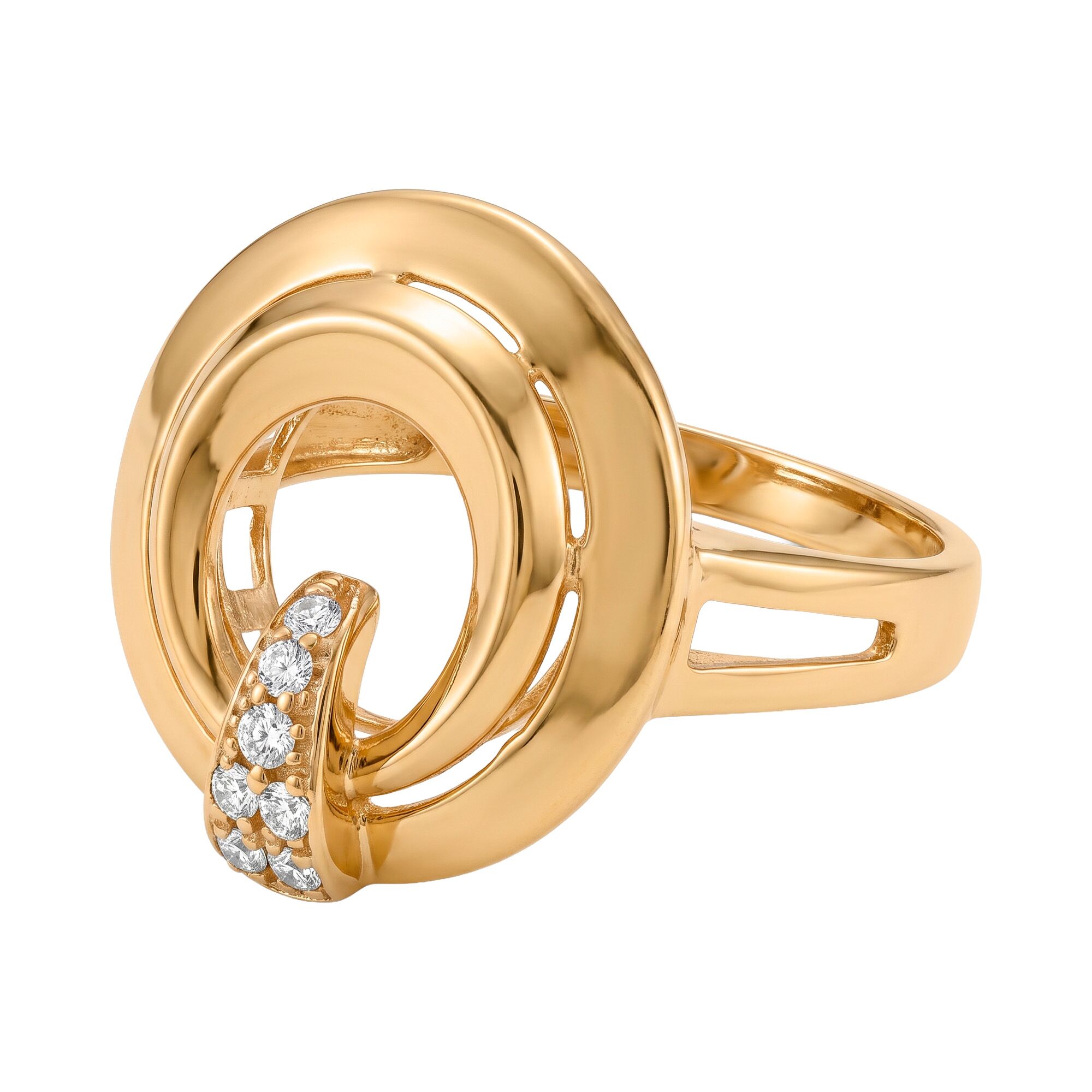 Кольцо, золото, 585, 3.02г, 62267, изображение 2 | GoldMarket.kz