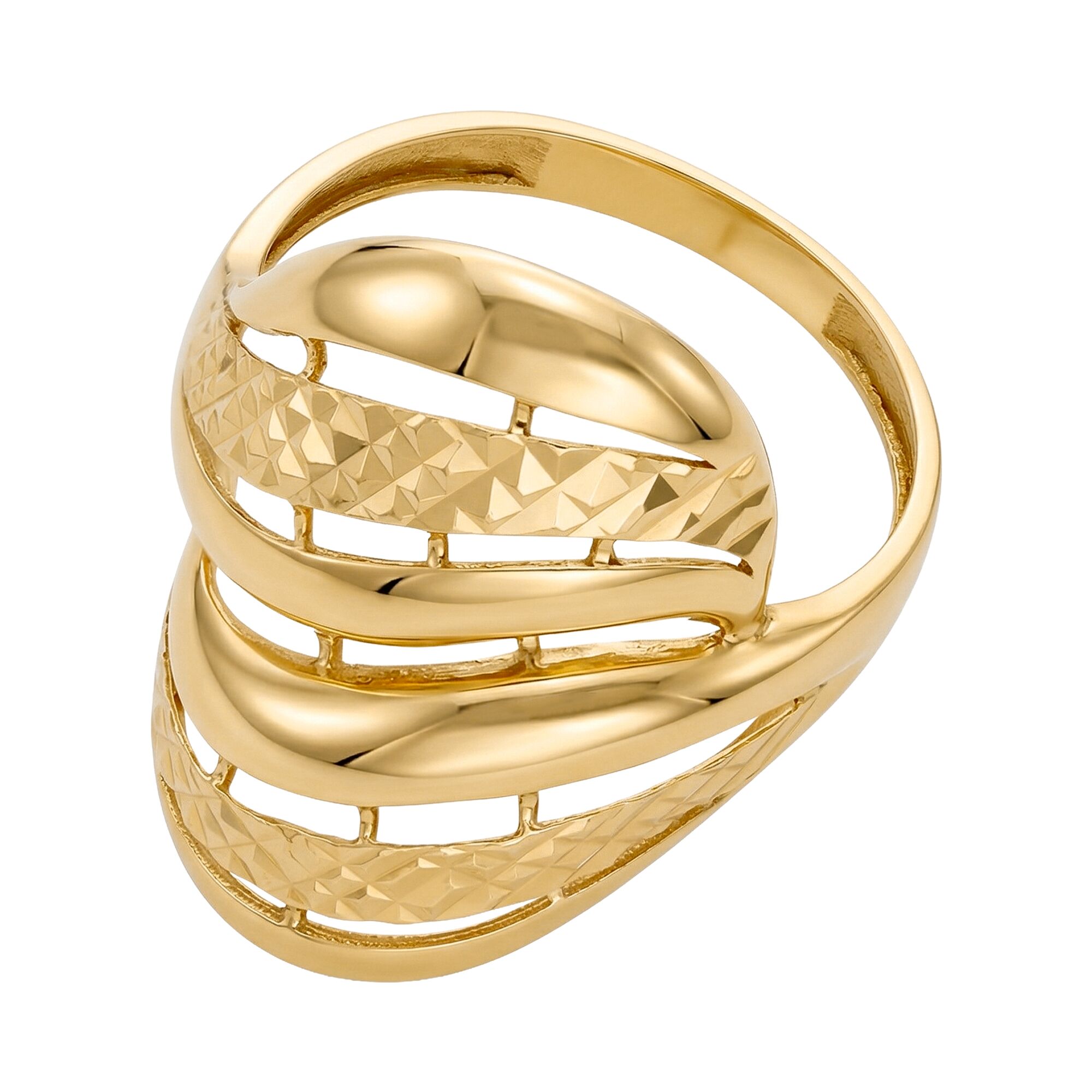 Кольцо, золото, 585, 3.01г, 62724, изображение 2 | GoldMarket.kz