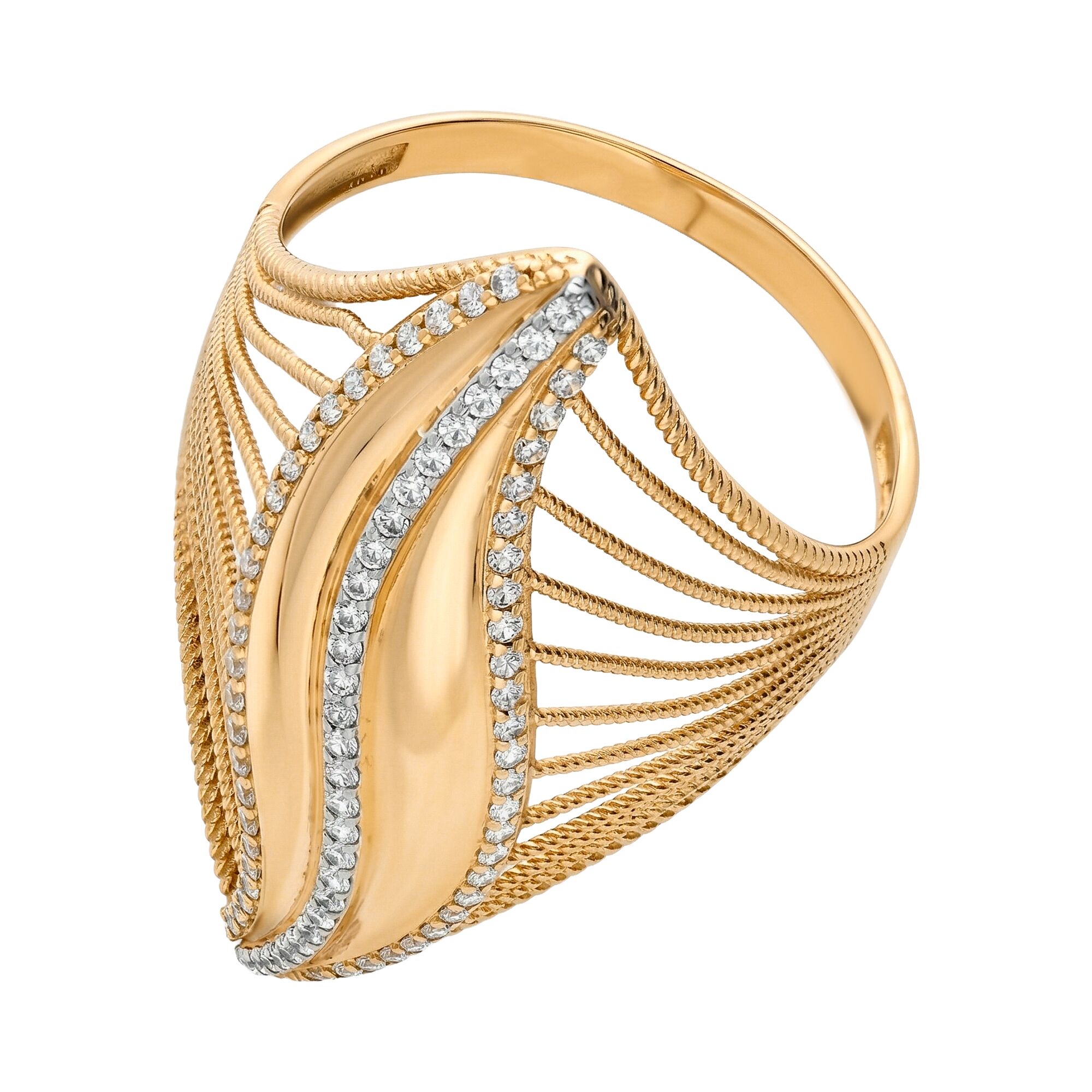 Кольцо, золото, 585, 4.01г, 62786, изображение 2 | GoldMarket.kz
