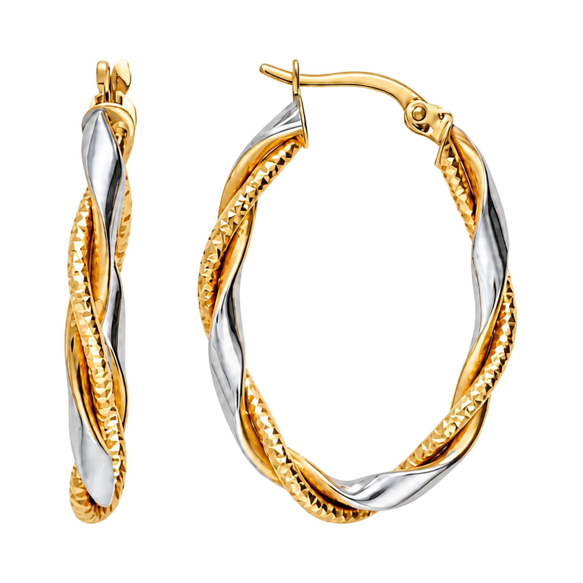 Серьги, золото, 585, 2.71г, 63009, изображение 2 | GoldMarket.kz