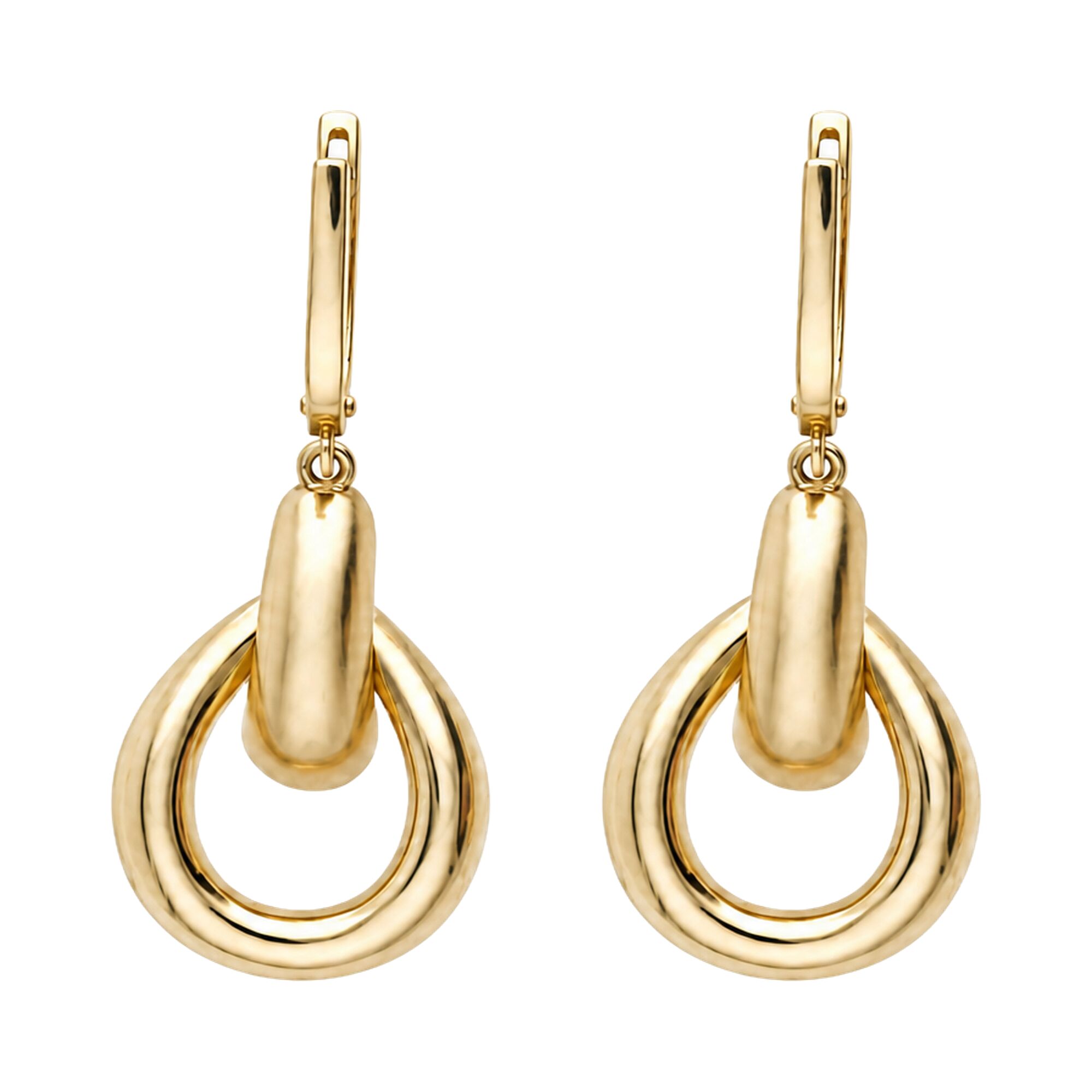 Серьги, золото, 585, 4.66г, 63029 | GoldMarket.kz