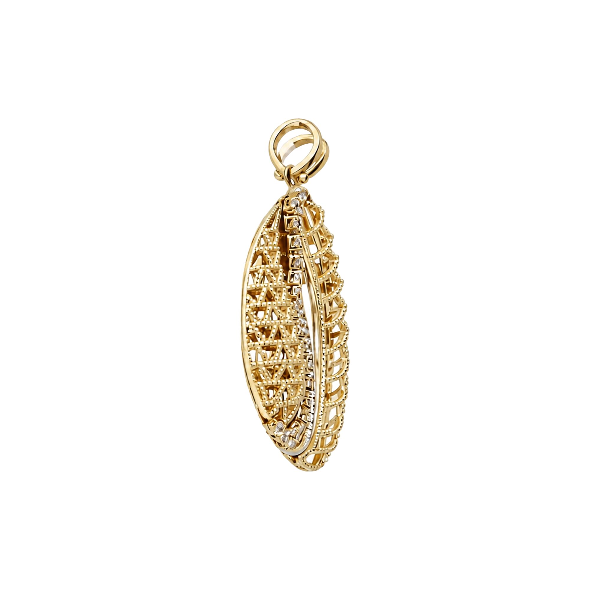 Подвеска, золото, 585, 4.93г, 63039, изображение 2 | GoldMarket.kz