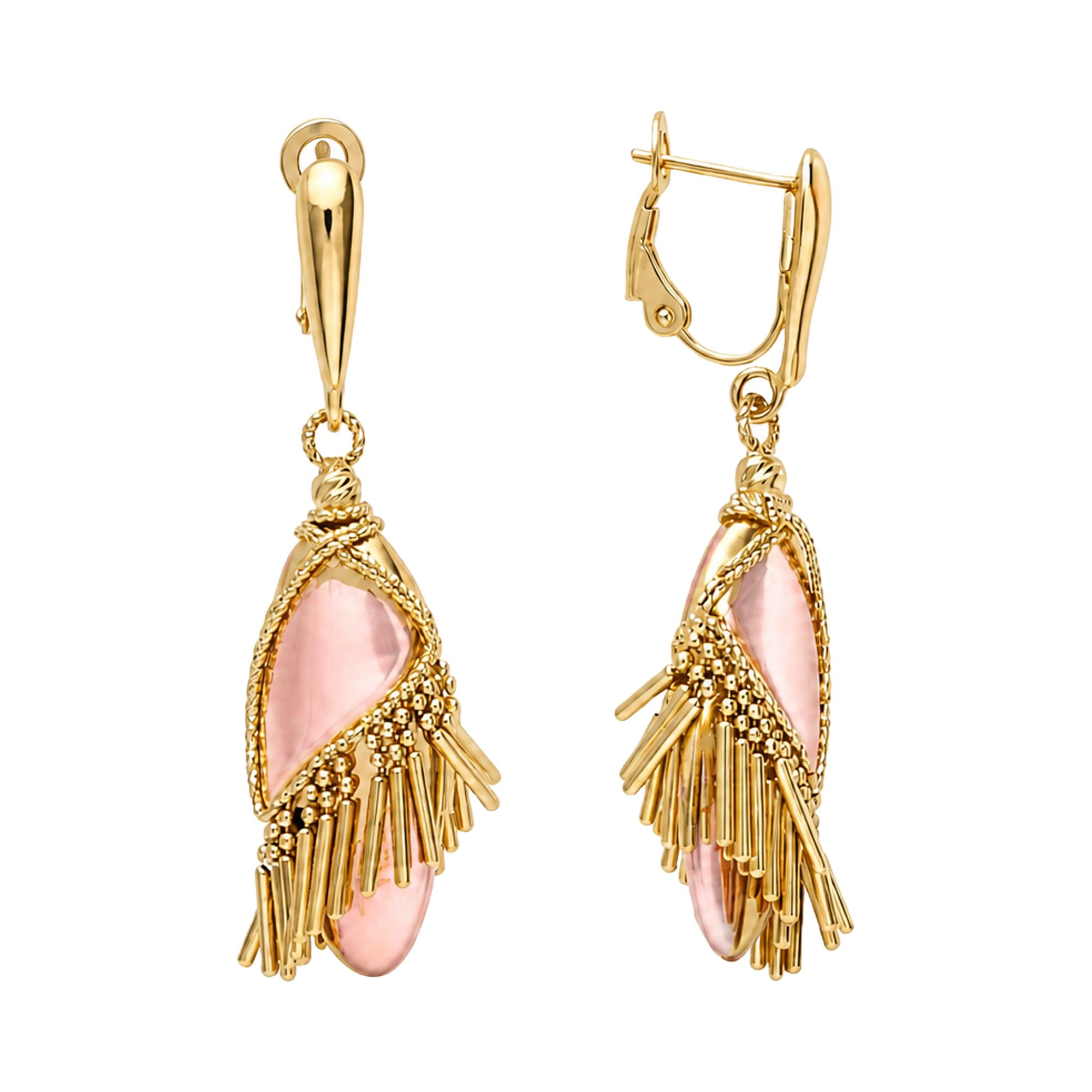 Серьги, золото, 585, 7.26г, 63108, изображение 2 | GoldMarket.kz