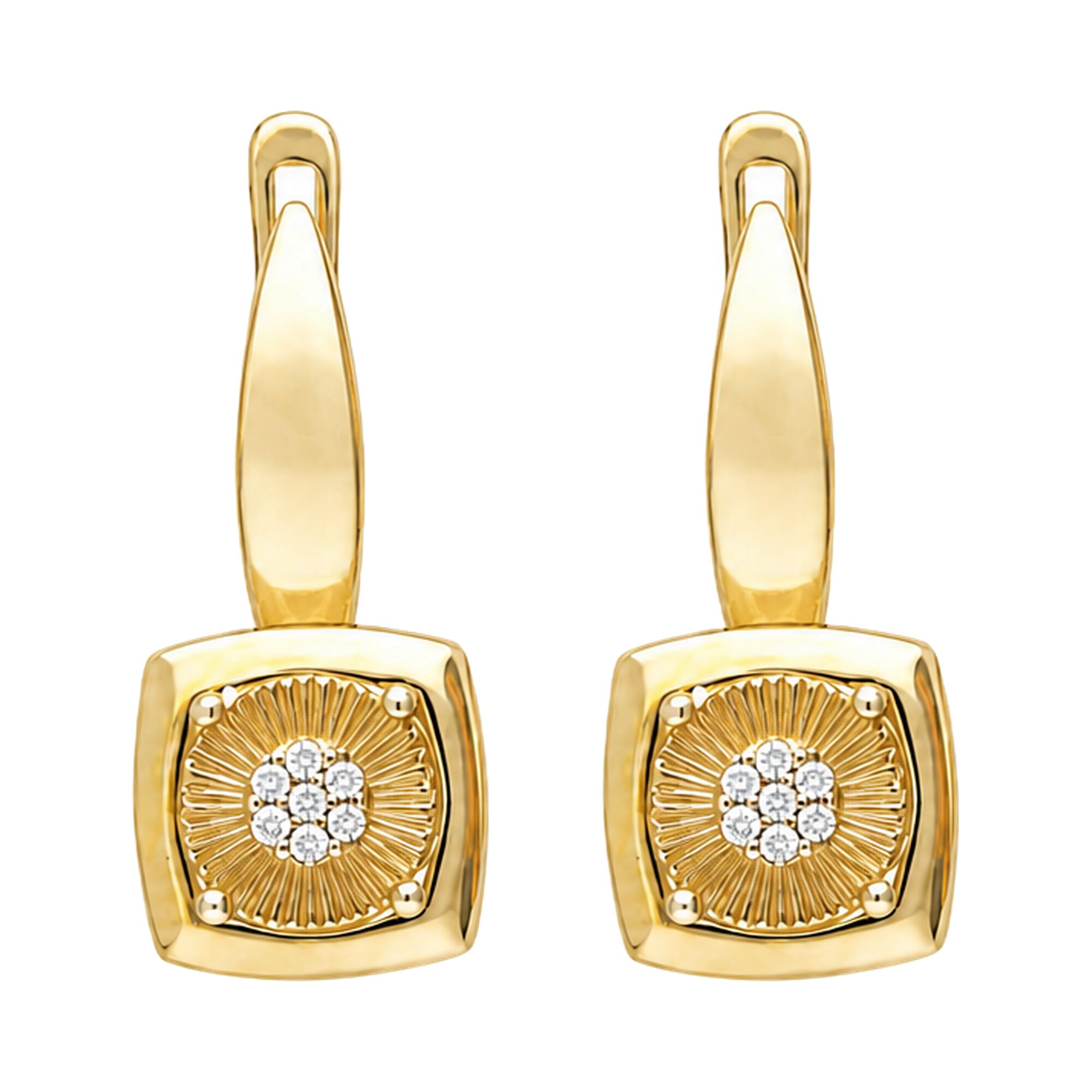 Серьги, золото, 585, 3.92г, 63131 | GoldMarket.kz