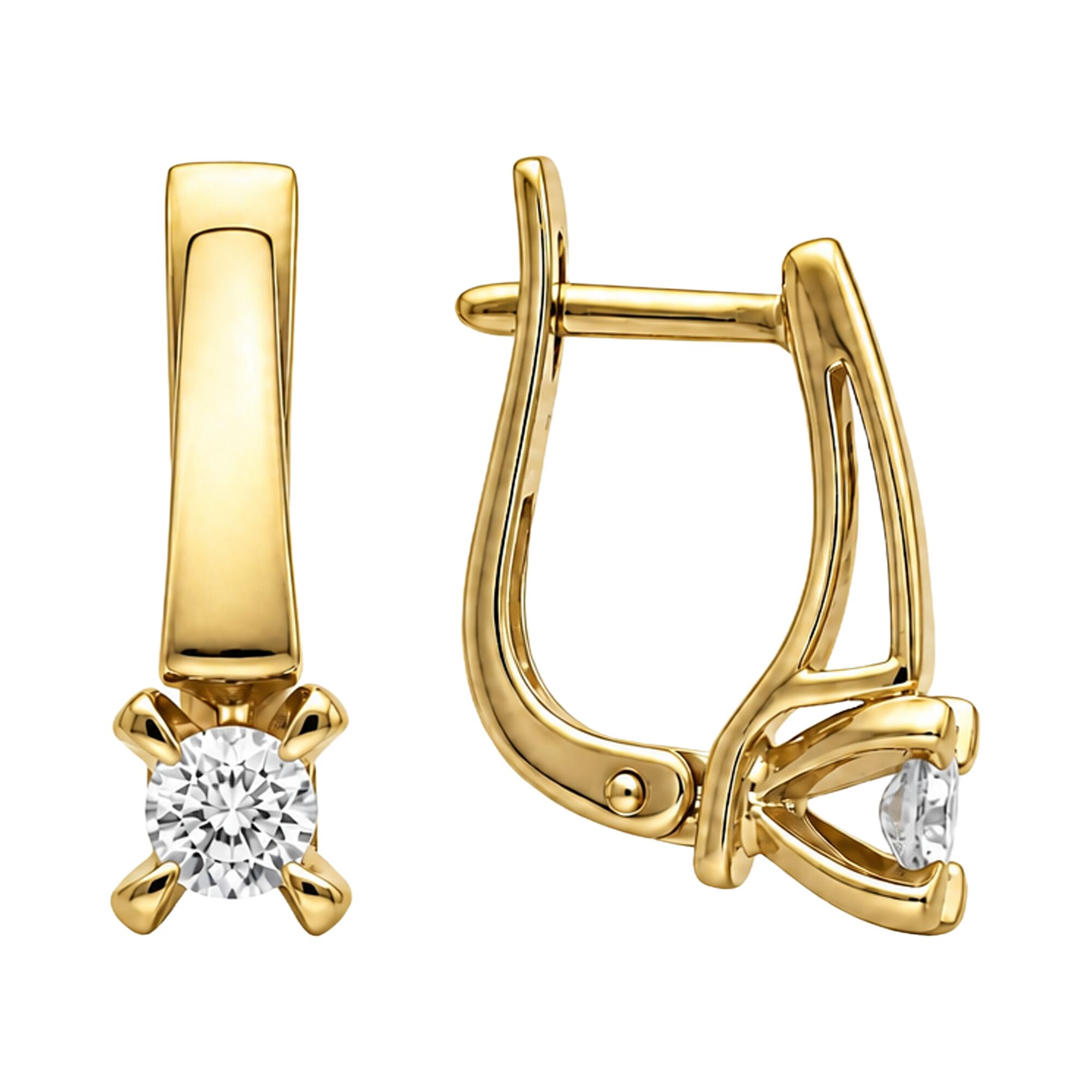 Серьги, золото, 585, 4.69г, 63195, изображение 2 | GoldMarket.kz