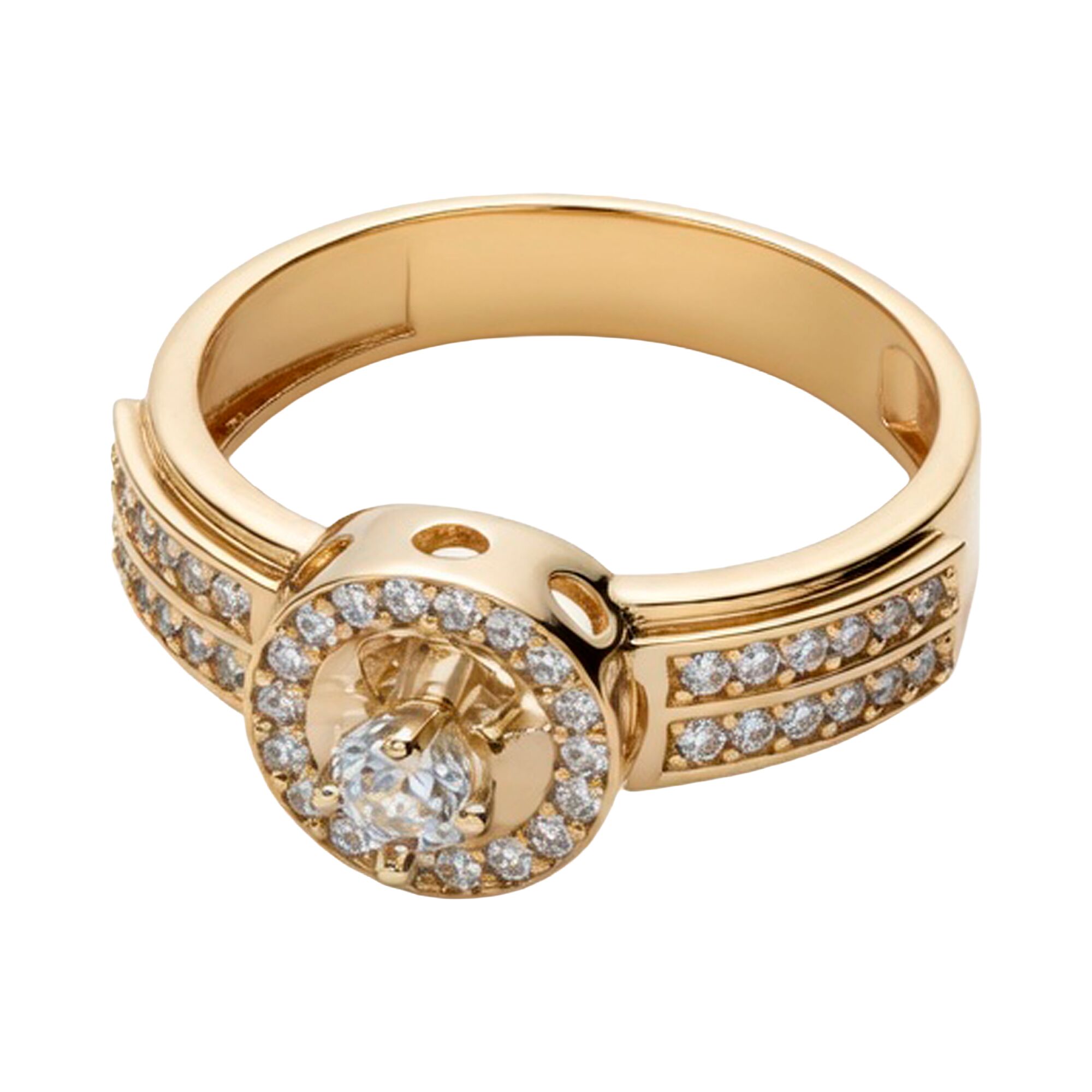 Кольцо, золото, 585, 3.48г, 63406, изображение 2 | GoldMarket.kz