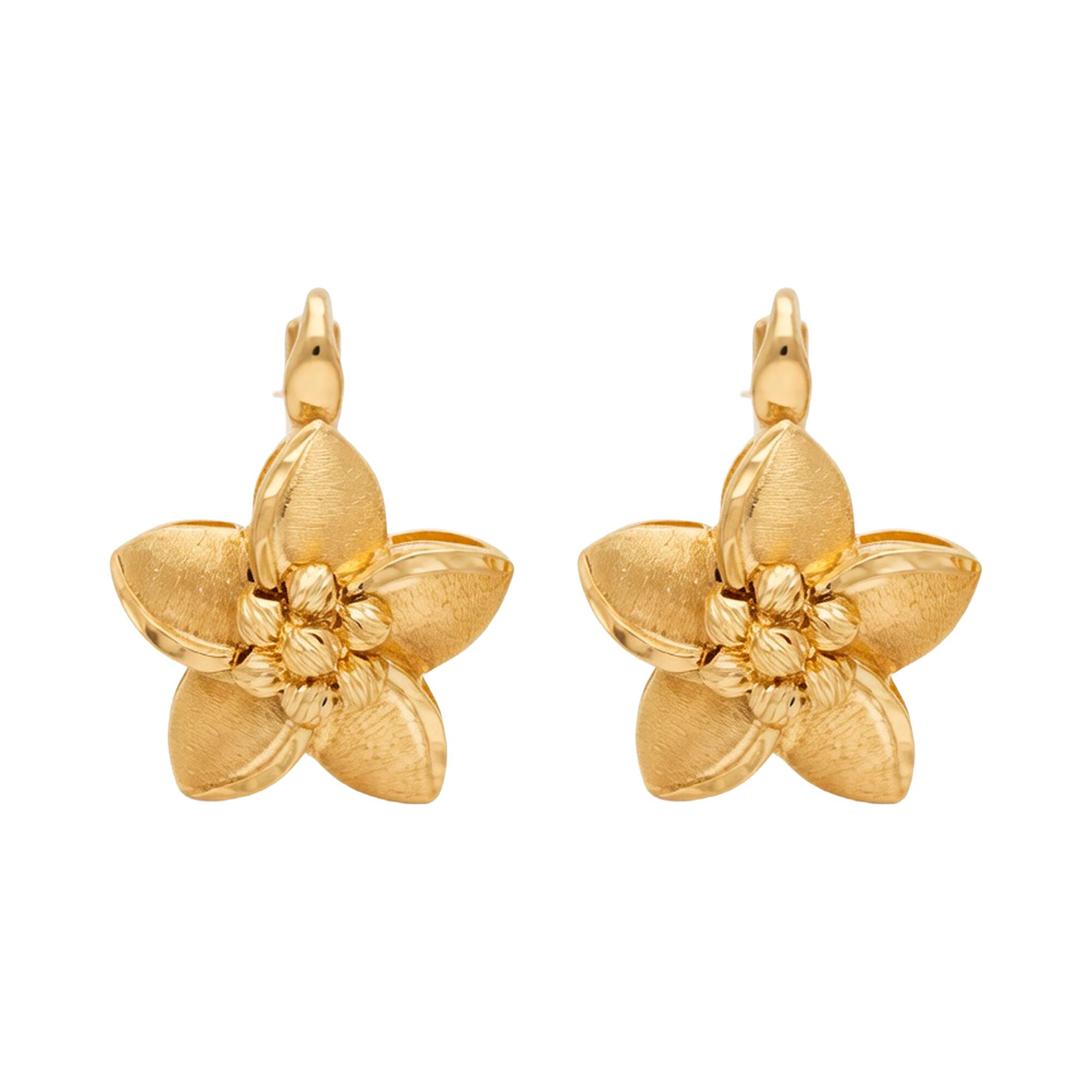 Серьги, золото, 585, 5.25г, 63414 | GoldMarket.kz