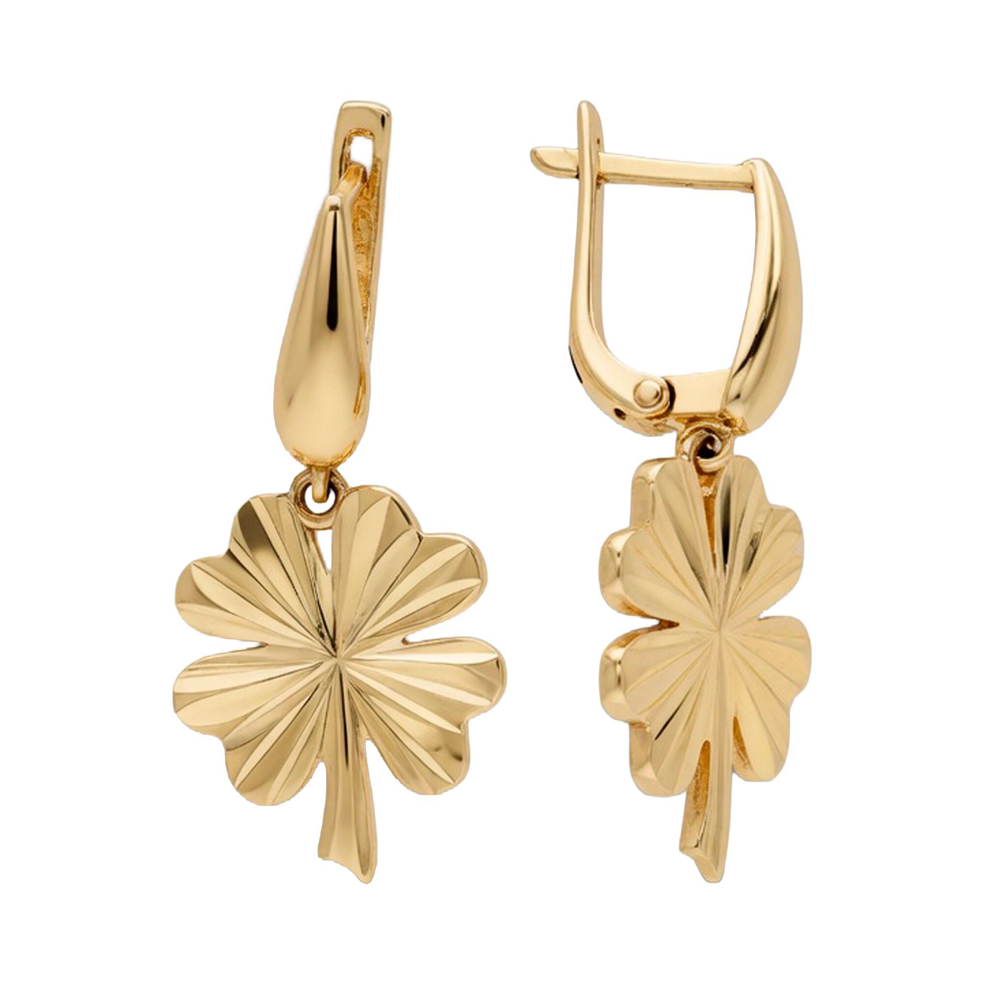 Серьги, золото, 585, 3.73г, 63418, изображение 2 | GoldMarket.kz