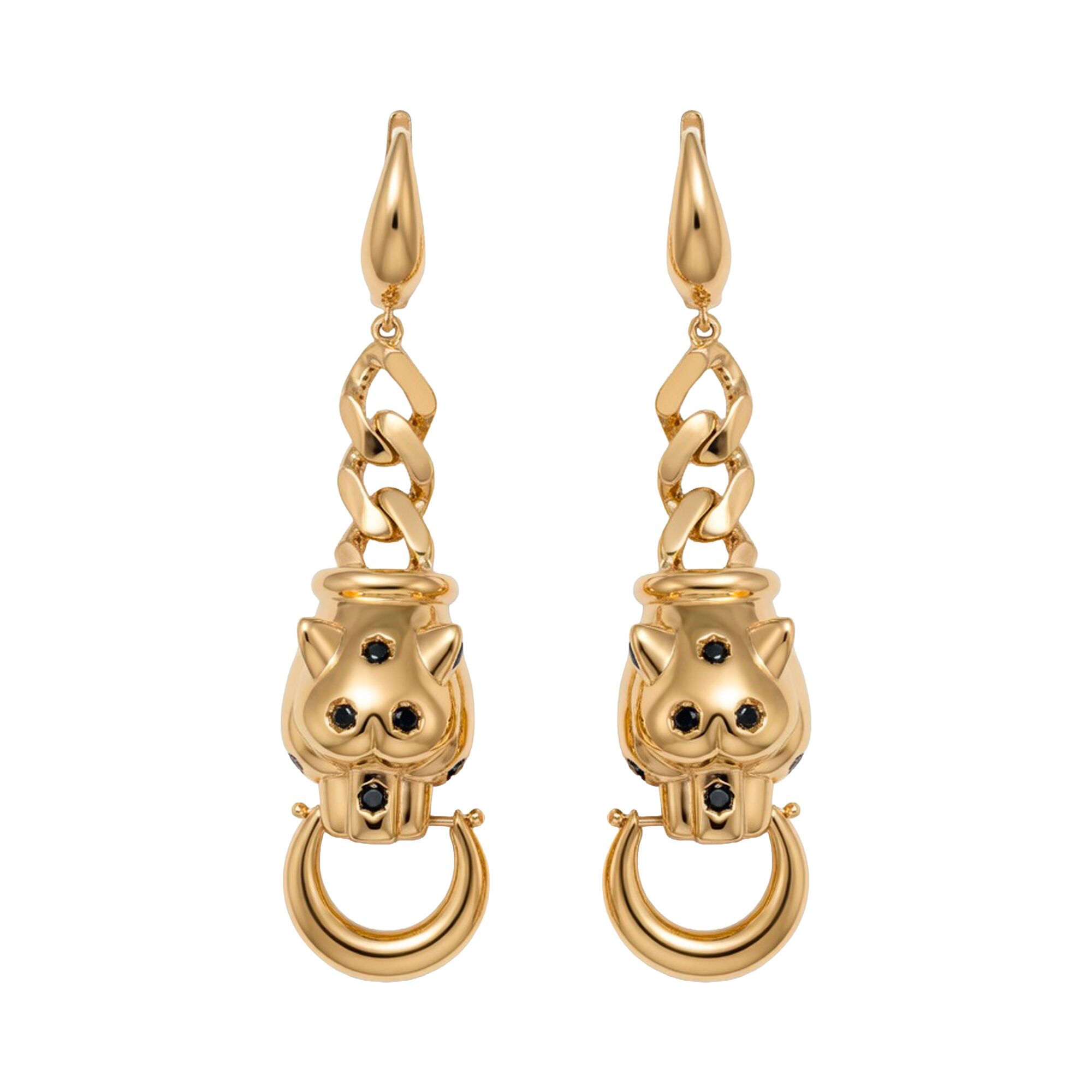 Серьги, золото, 585, 9.55г, 63421 | GoldMarket.kz