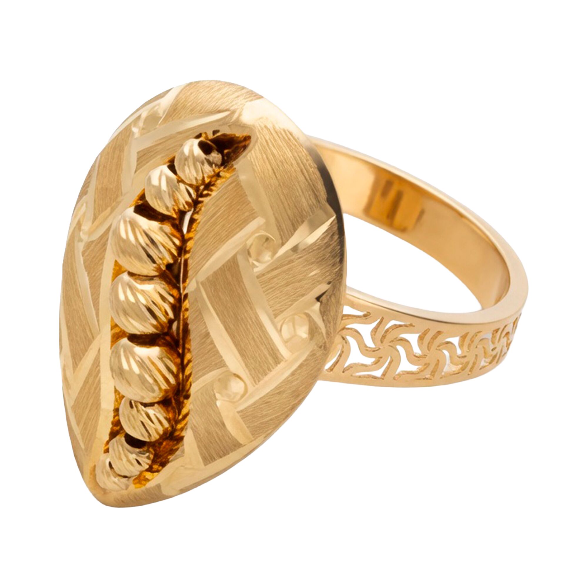 Кольцо, золото, 585, 4.6г, 63431, изображение 2 | GoldMarket.kz